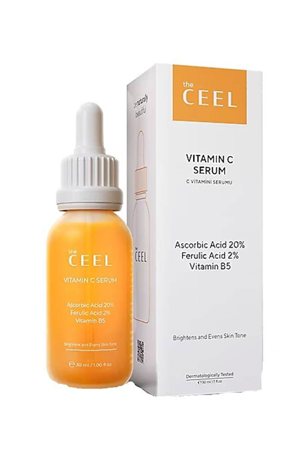 The Ceel Vitamin C Leke Karşıtı Aydınlatıcı Yüz Serumu 30 ml