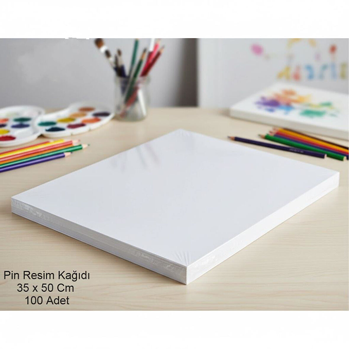 Pin Resim Kağıdı 35 X 50 Cm 100 Lü  1 Paket 