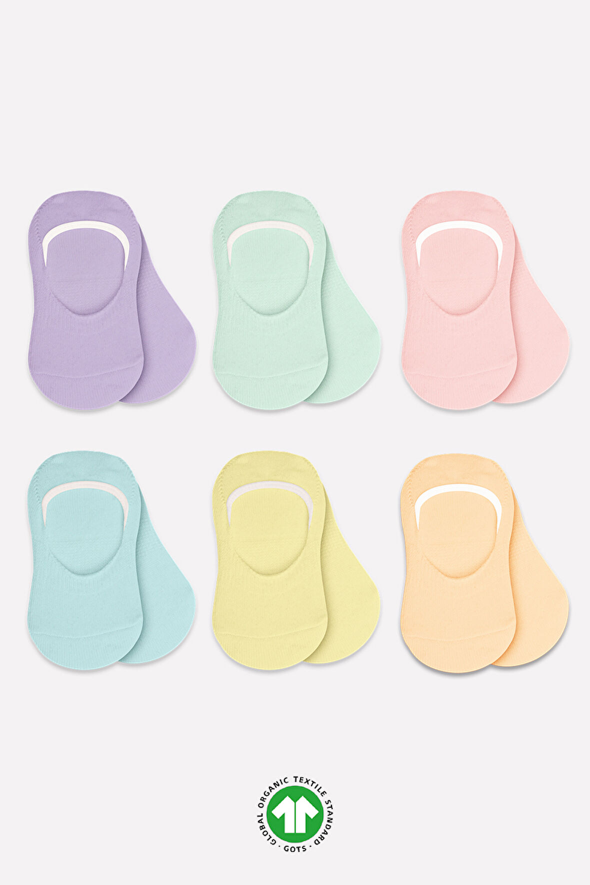 Bistyle 6Lı Mix Babet Çorap 30101 Lila