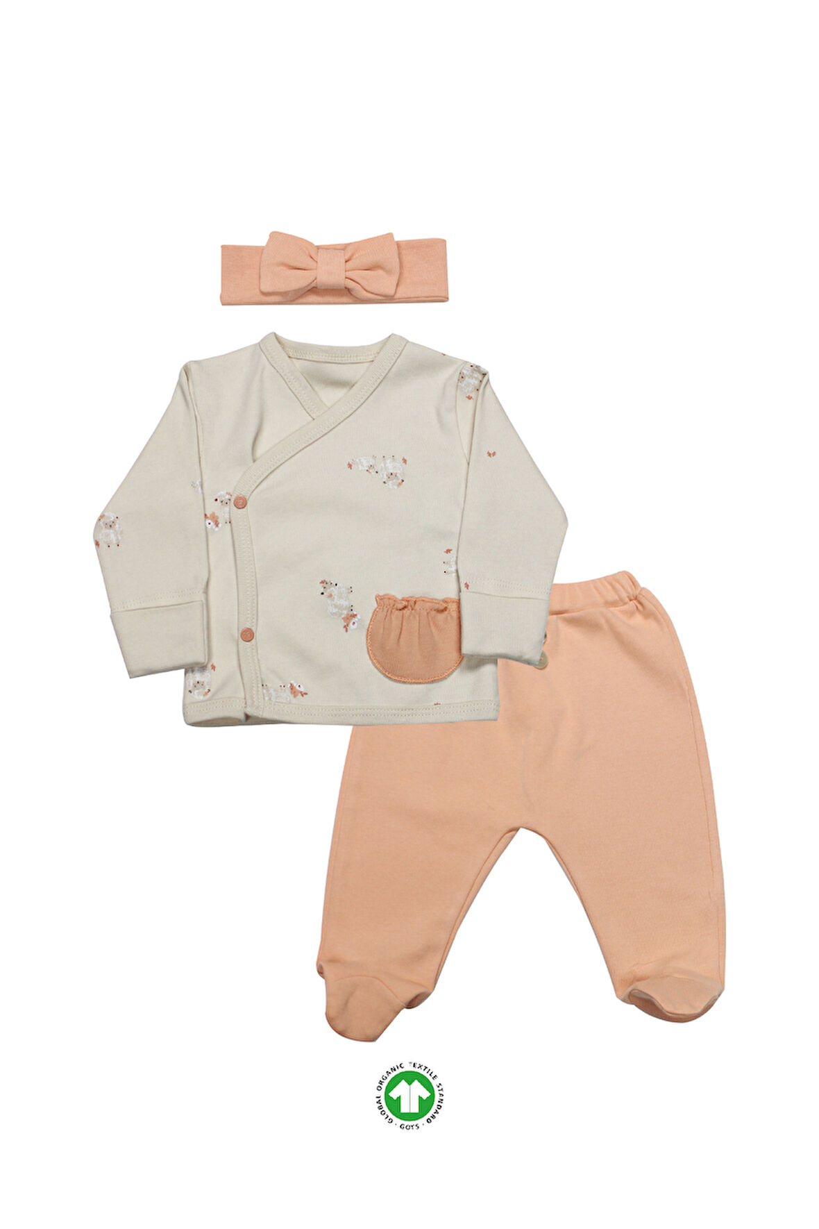 Bistyle 3Lü Zıbın Takım Fluffy And Lovely 13106 Bej