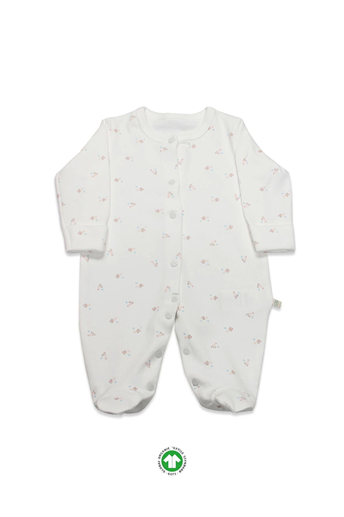 Bistyle Grow İn Love Bebe Tulum 15103 Pembe Ekru