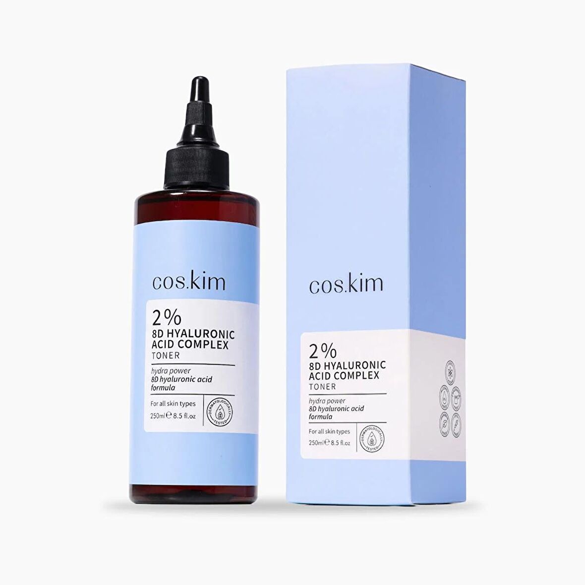 8 Çeşit Hyaluronik Asit Içeren Nemlendirici Tonik | 2% 8d Hyaluronic Acid Complex Toner 250ml