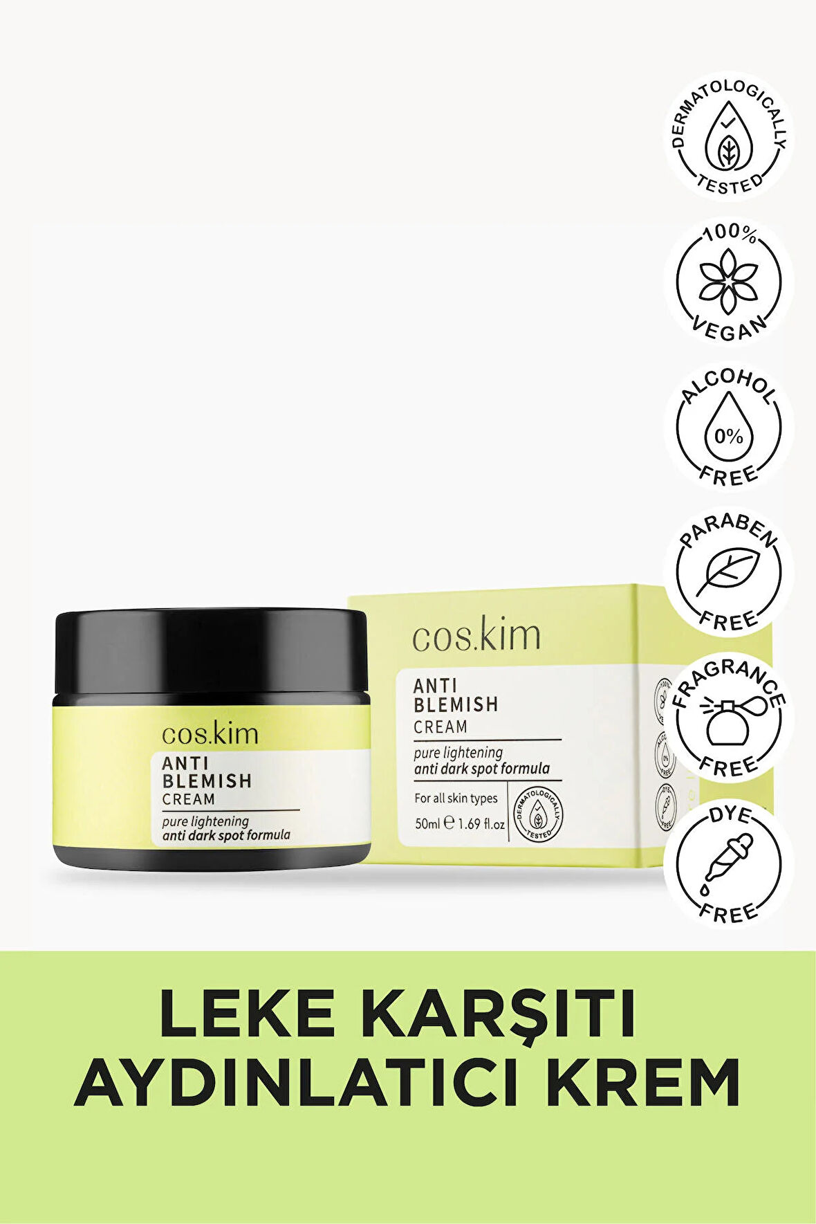 Leke Karşıtı Ve Gözenek Sıkılaştırıcı Aydınlatıcı Krem | Anti-blemish Whitening Cream 50ml