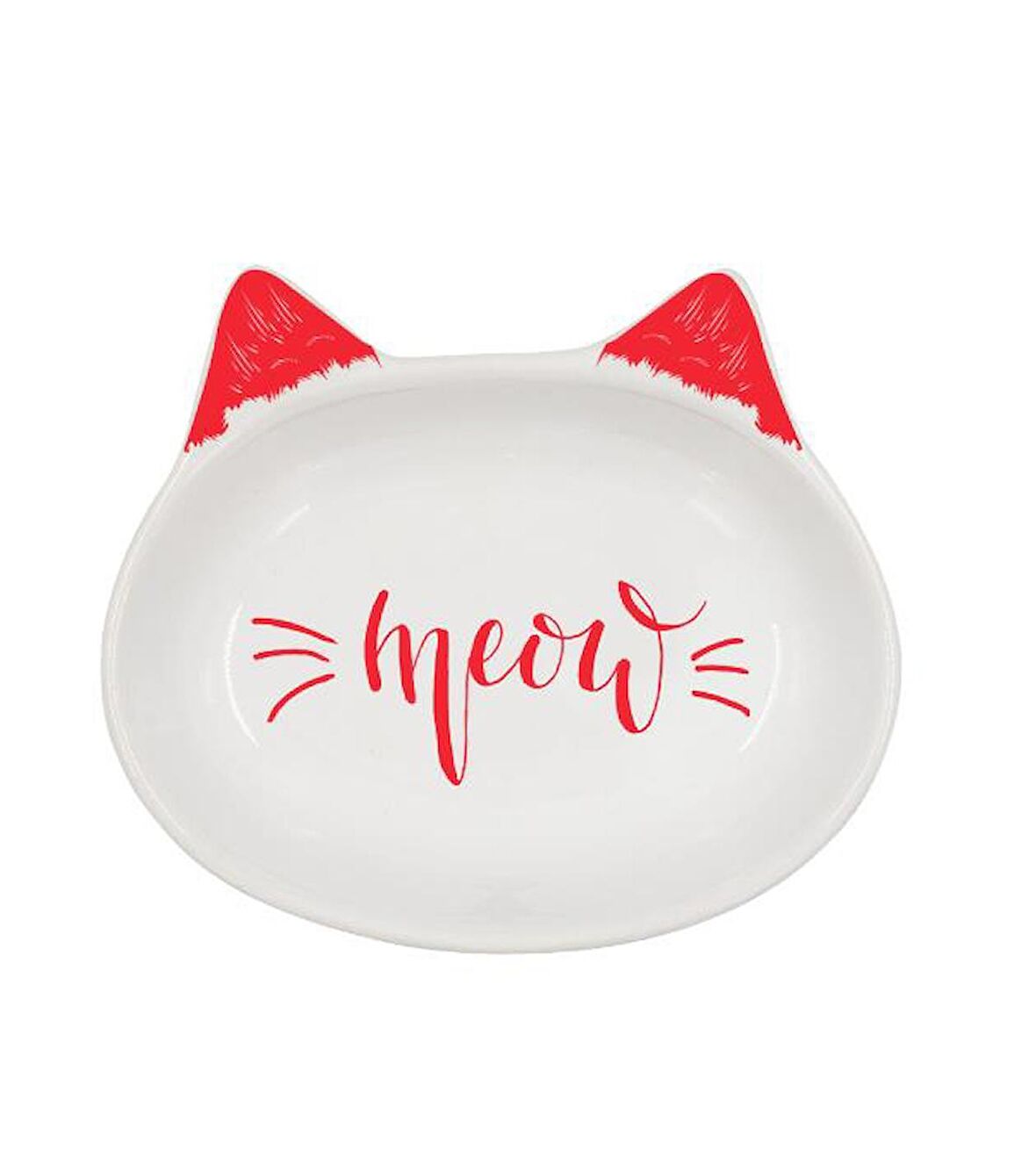 Natura Seramik Mama Kabı Cat Meow 200 Ml 14 Cm