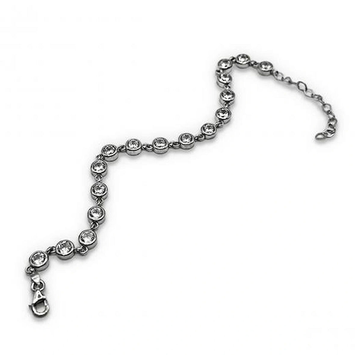 AgaKulche Gümüş Zirkon Taşlı Tohum Bileklik