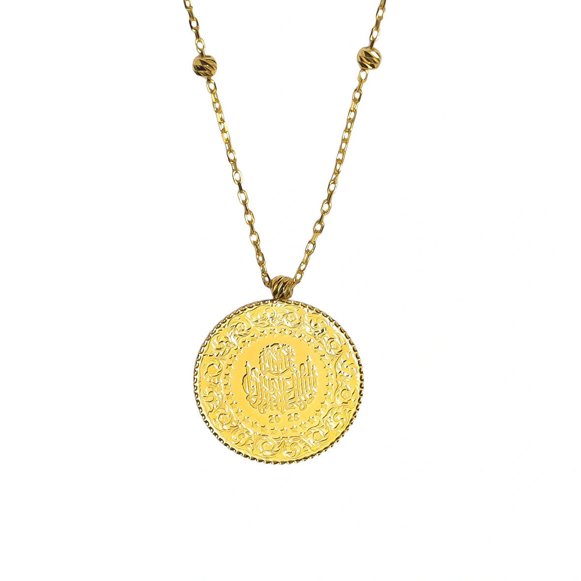 AgaKulche Çeyrek 22 Ayar Altın Kolye