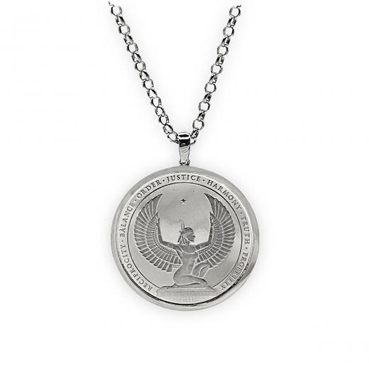 AgaKulche 1 Ons Silver 14 Ayar Altın Çerçeve Kolye