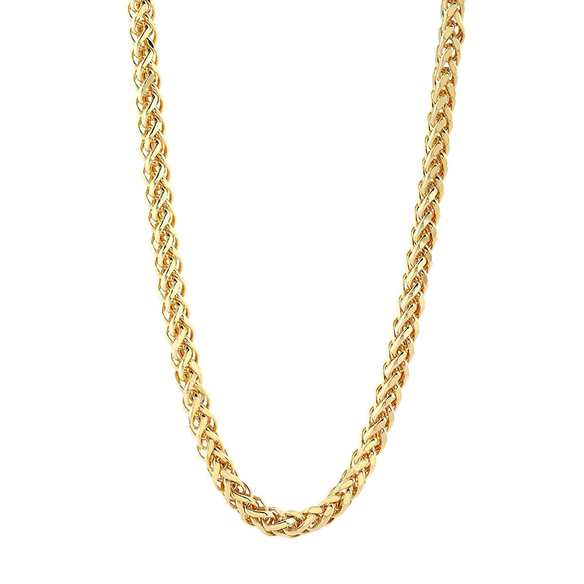 AgaKulche Kare Palmiye 3,3 mm Altın Zincir