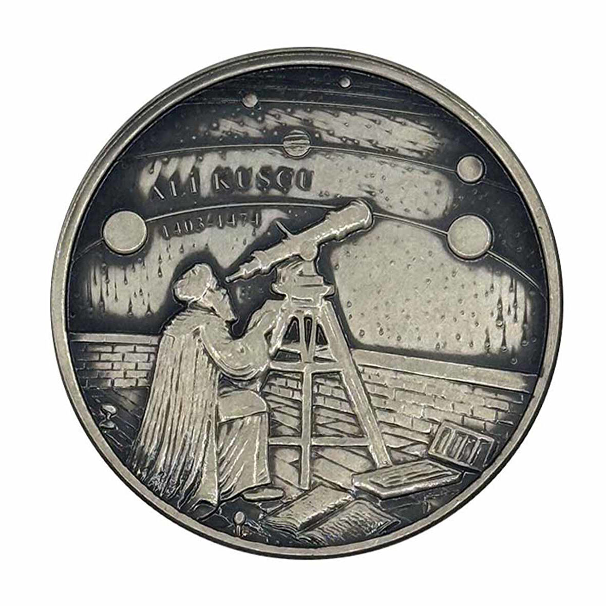 AgaKulche Ali Kuşçu Okside Gümüş Sikke Coin