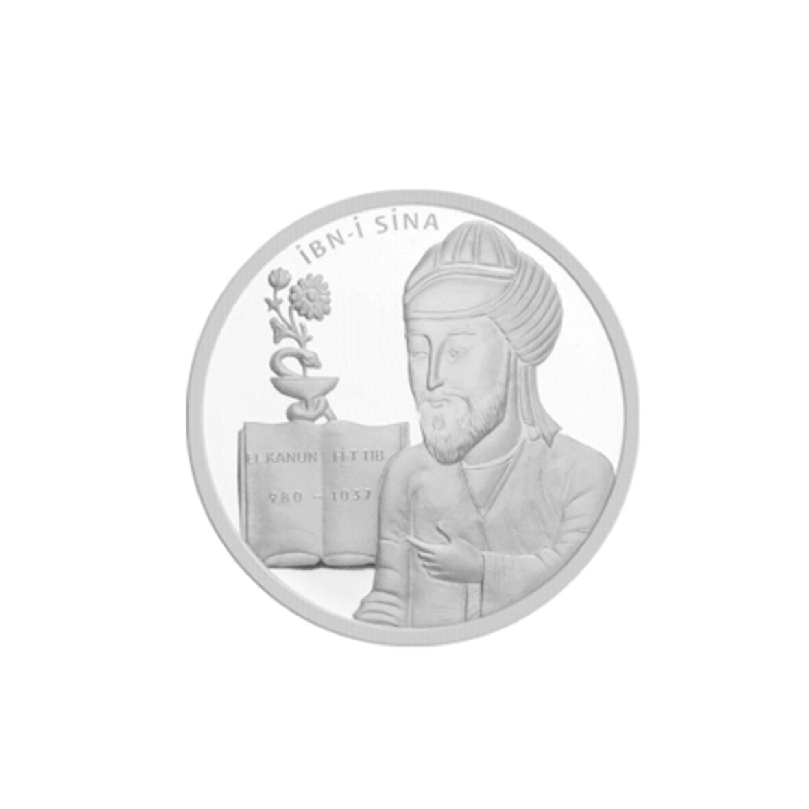 AgaKulche İbni Sina Gümüş Sikke Coin