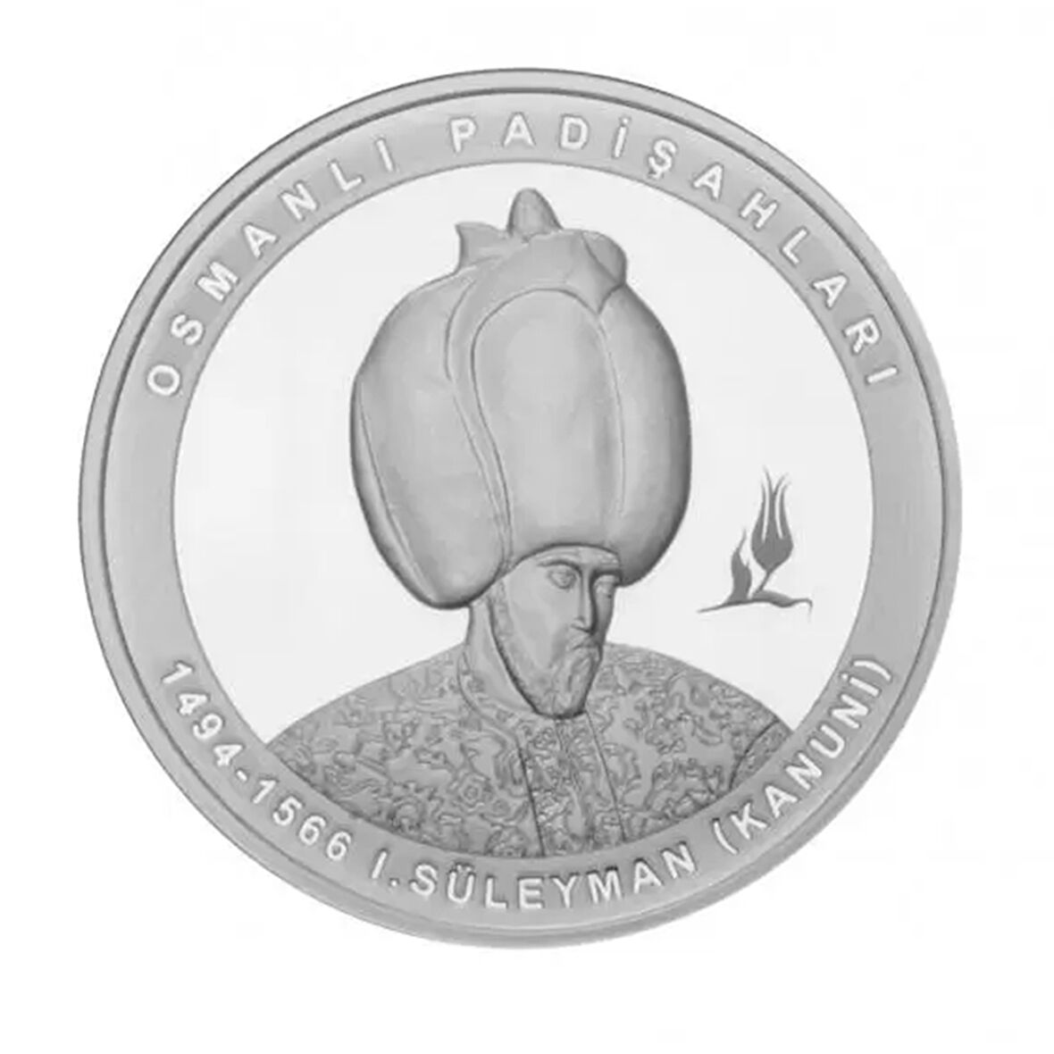 AgaKulche Kanuni Sultan Süleyman Osmanlı Gümüş Sikke Coin