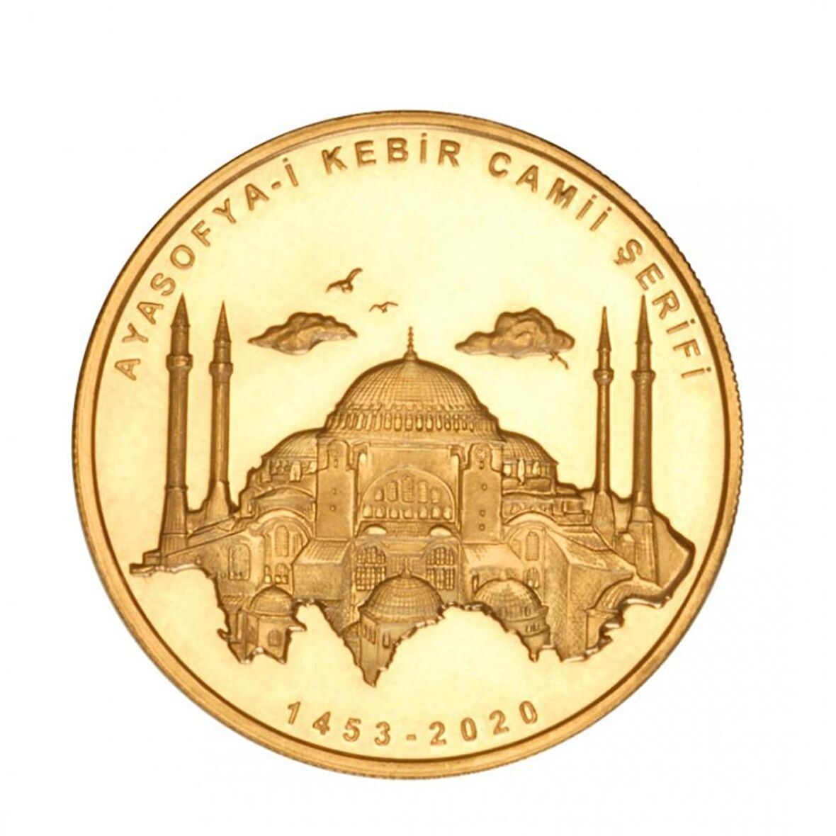 AgaKulche Altın Ayasofya (916) 22 Ayar Hatıra Para