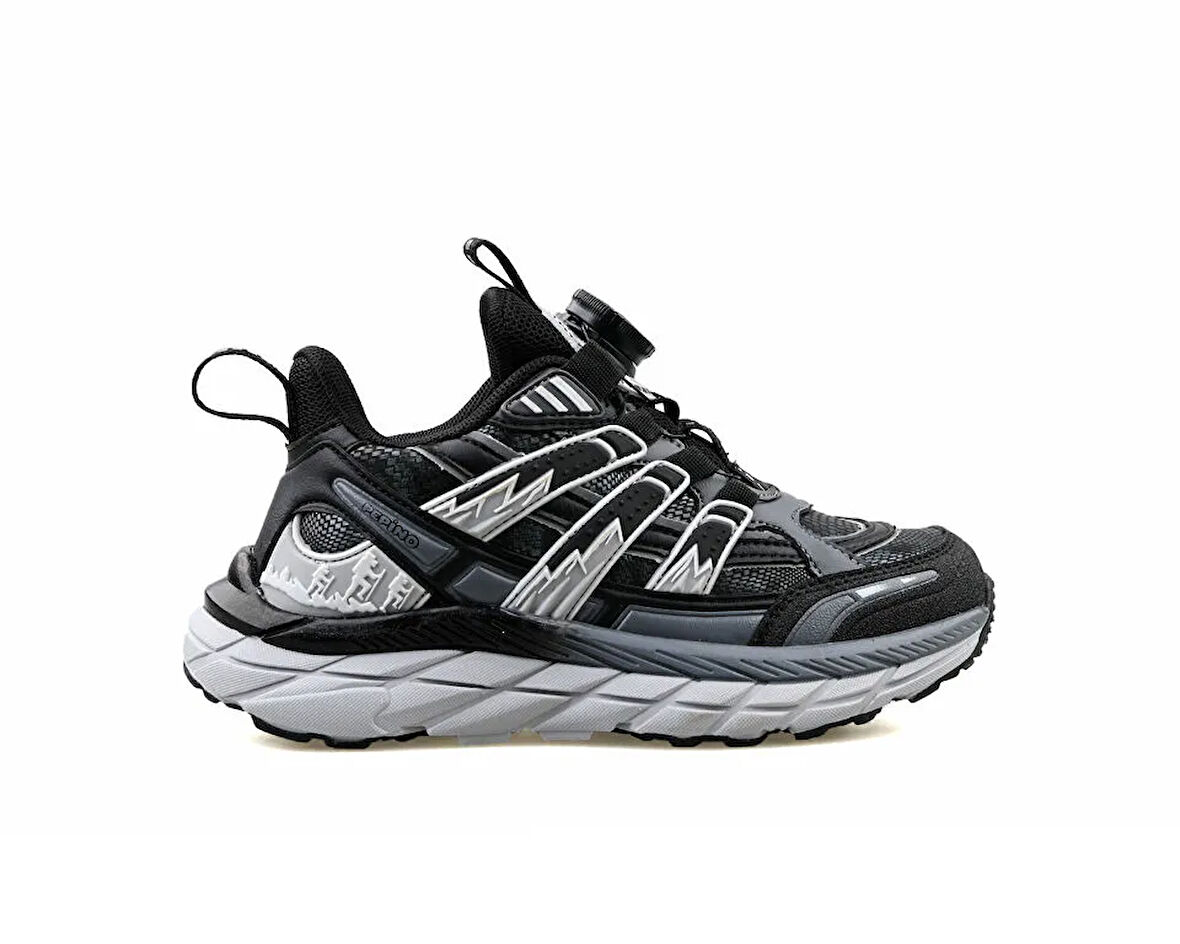 Pepino Fk24 1843 Siyah Gri Çocuk Günlük Ayakkabı FK24-1843-SIYAH-GRI Siyah