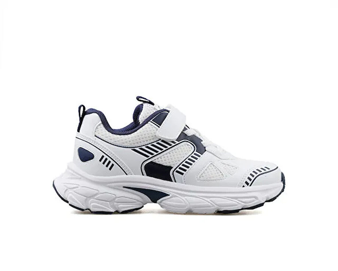 Pepino 1868 Filet Beyaz Lacivert Unisex Çocuk Günlük Ayakkabı 1868-FILET-BEYAZ-LACIVERT Beyaz