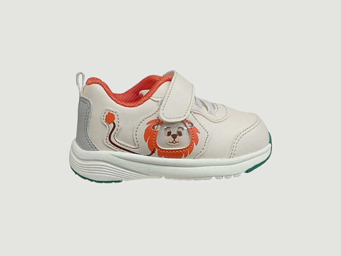 PEPİNO İK25-1931 İLK ADIM ORTOPEDİ SPOR AYAKKABI KREM TURUNCU