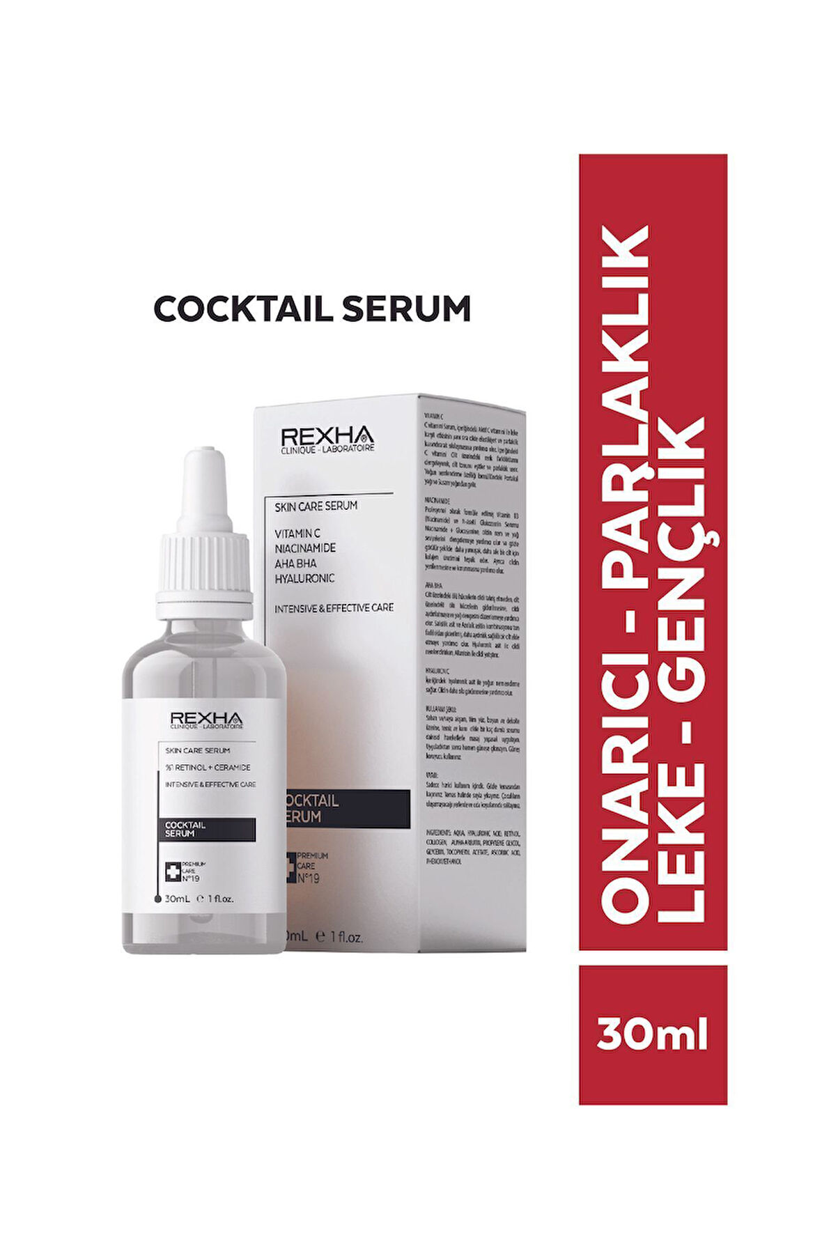 Vitamin C-Niacinamide, Aha Bha, Hyaluronic