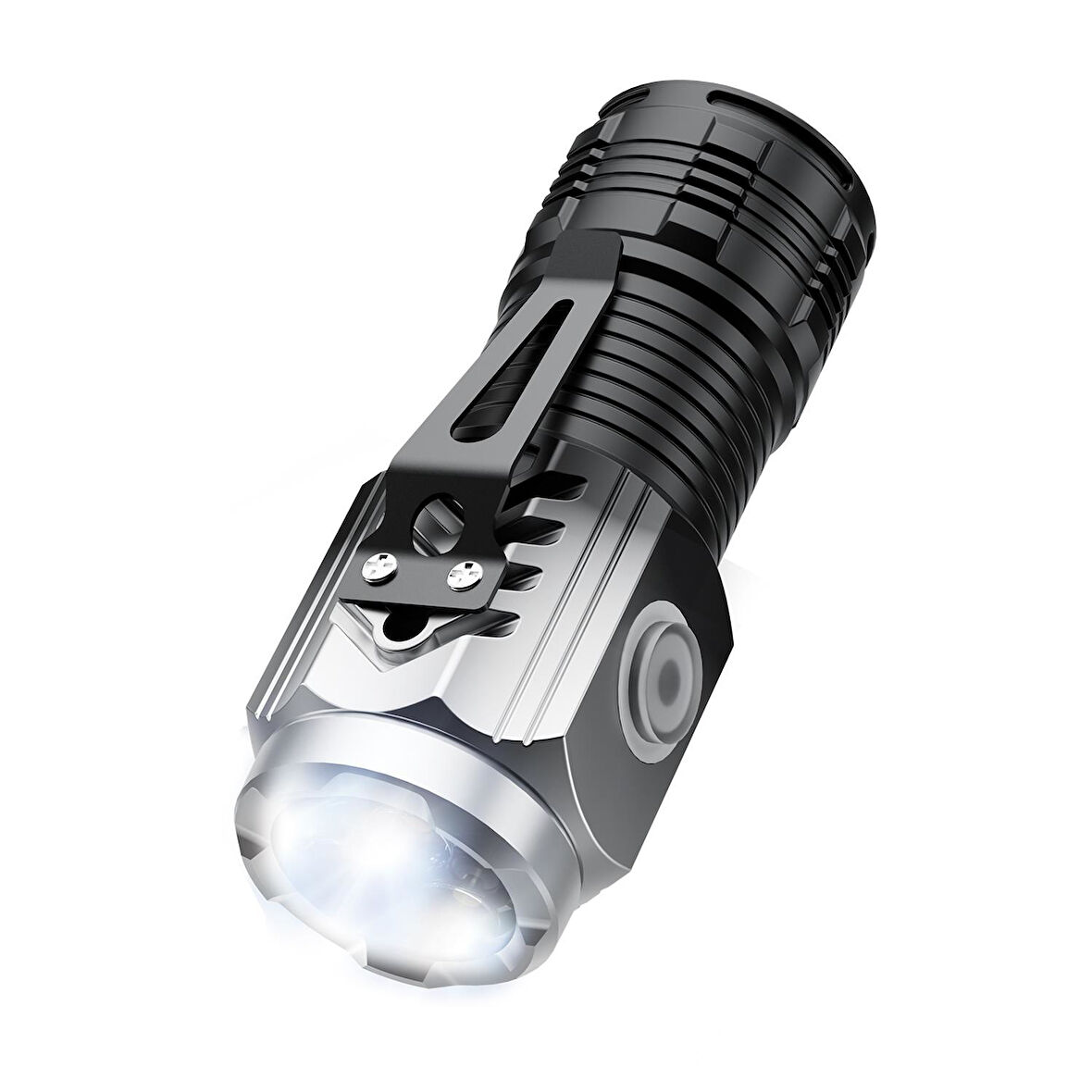 House Pratik HP81 Şarjlı 3 Modlu 400 mAh 150 Lümen El Feneri Siyah