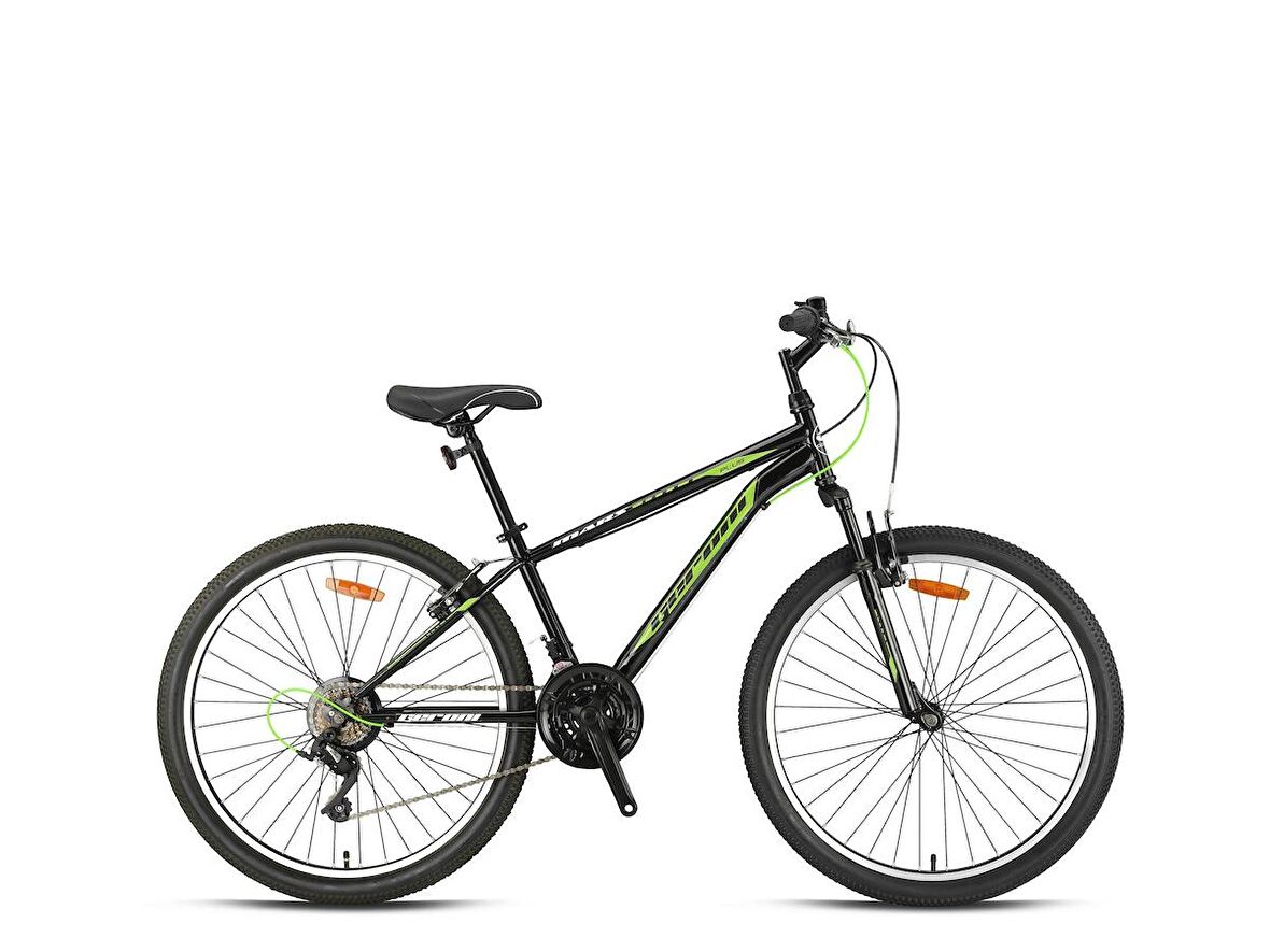 MARS PLUS - 24  MTB - 12' - 21 Vites - V.B. - Siyah-Yeşil/Beyaz