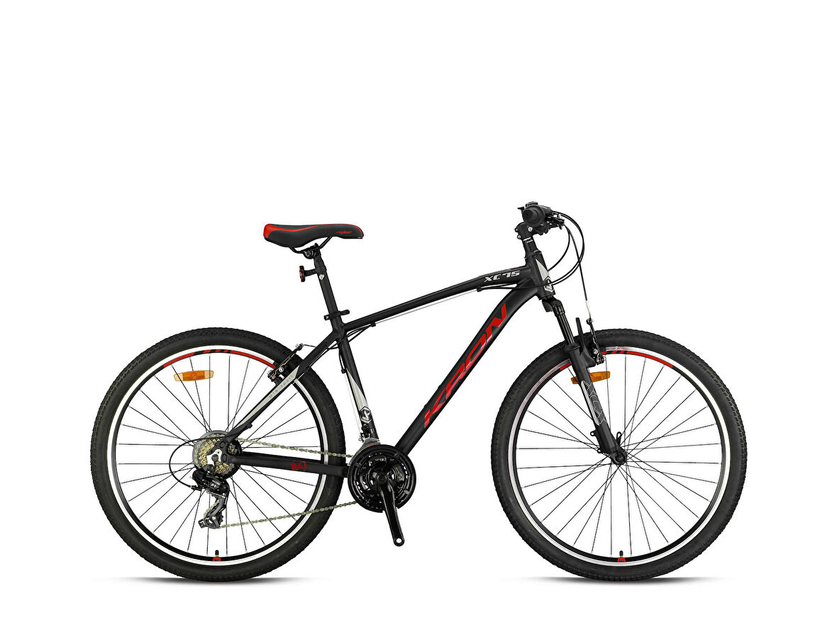 XC 75 - 27.5  MTB - 18' - 21 Vites - V.B. - Mat Siyah-Kırmızı/Bej