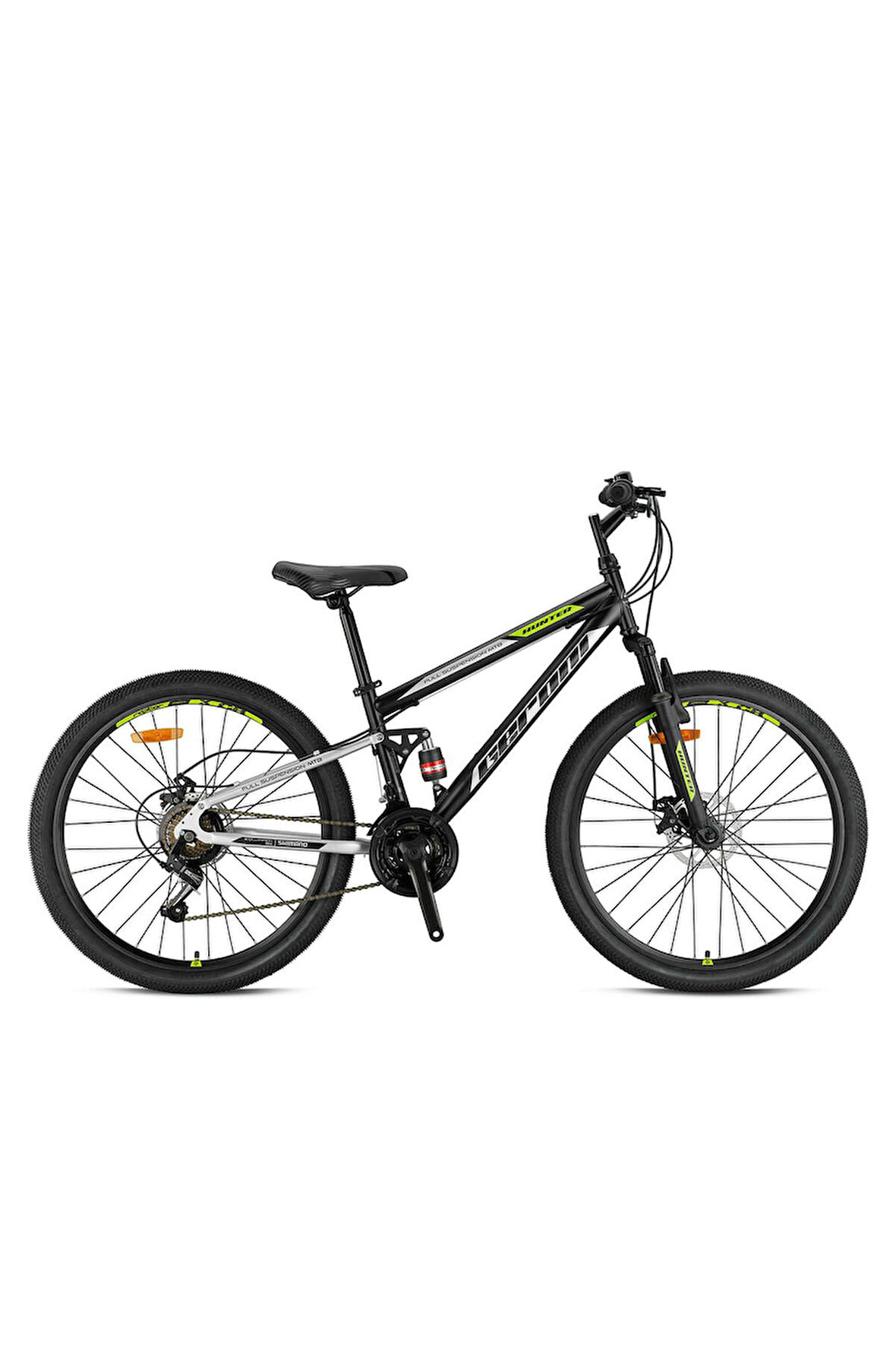 GERONİ  HUNTER 24 J ÇİFT AMÖRTİSÖRLÜ DİSK F. BİSİKLET