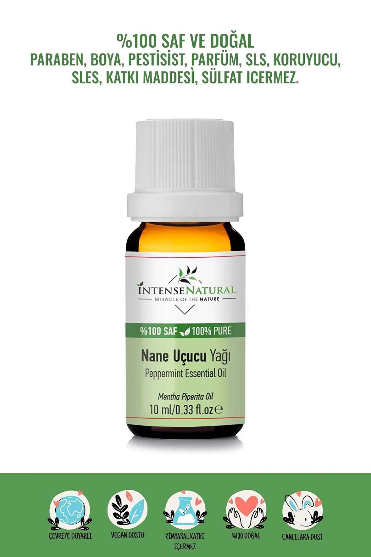 Nane Uçucu Yağı 10 ml %100 Saf ve Doğal Peppermint Essential Oil