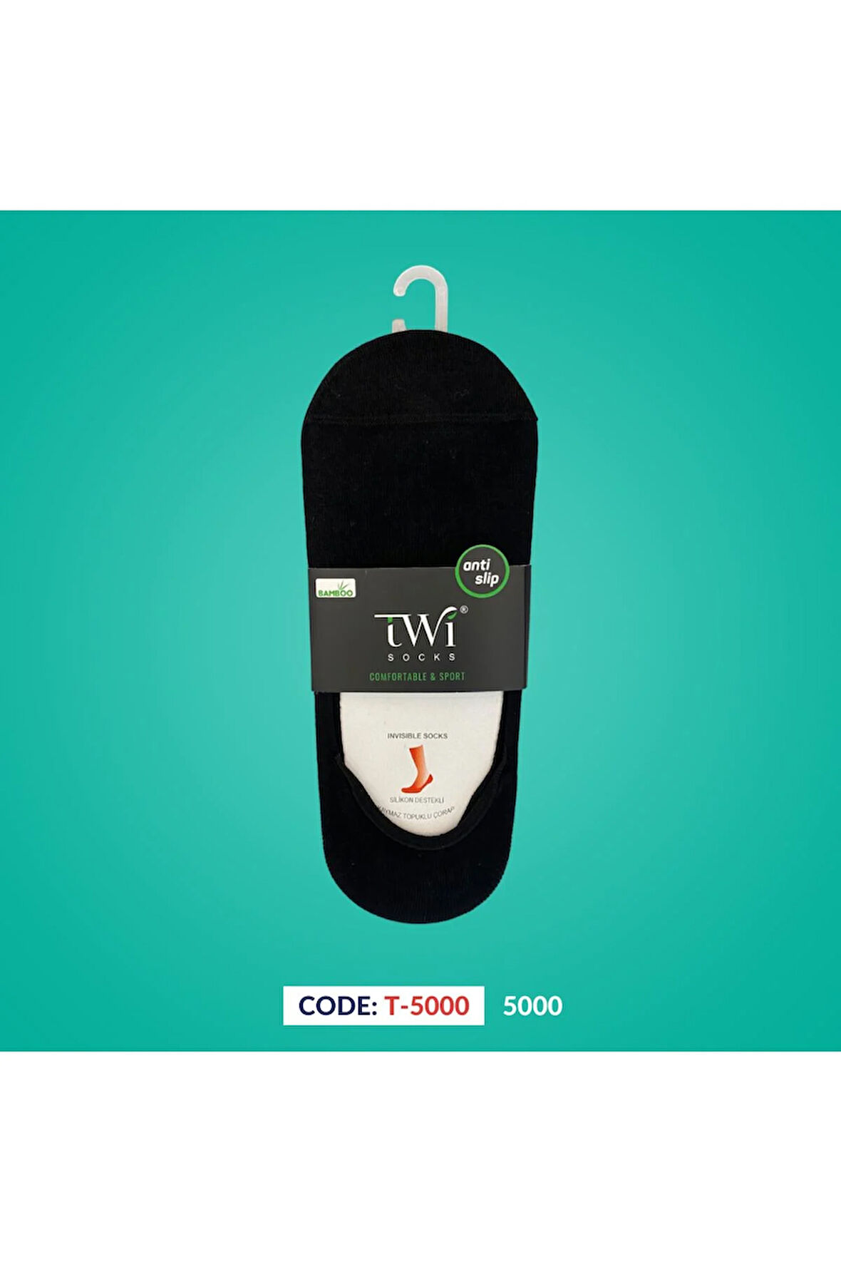 Twisocks Premıum Bambu Babet Erkek Çorap 12'li