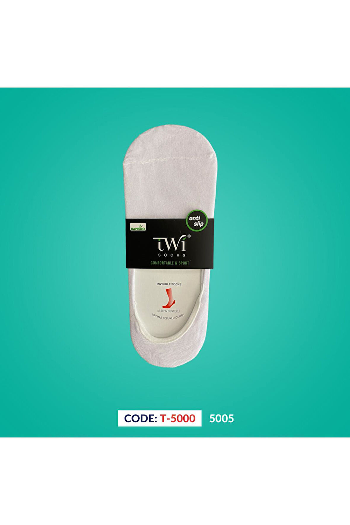 Twisocks Premıum Bambu Babet Erkek Çorap 12'li