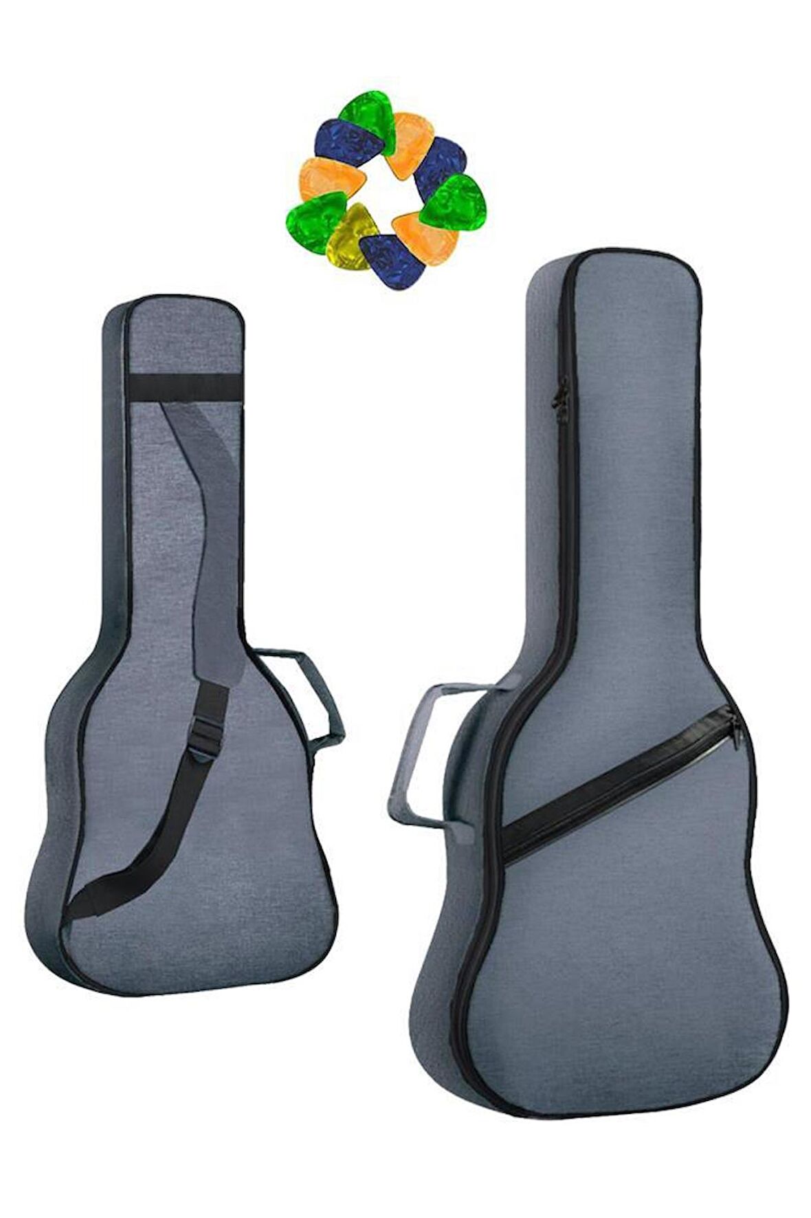 Midex Case-26 Tenör Ukulele Çantası Gigbag Soft Case Kılıf (10 Adet Pena Hediye)