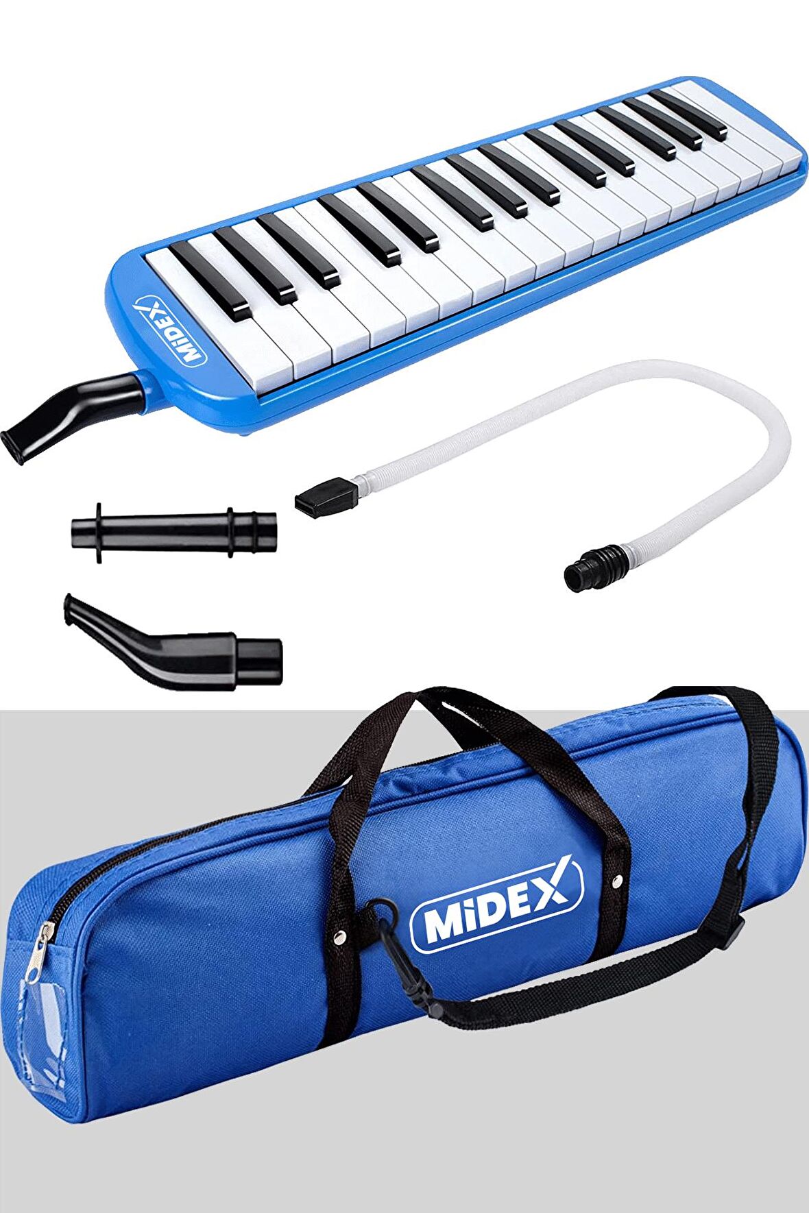 Midex ML-32BL Melodika Seti 32 Tuşlu Mavi Renk