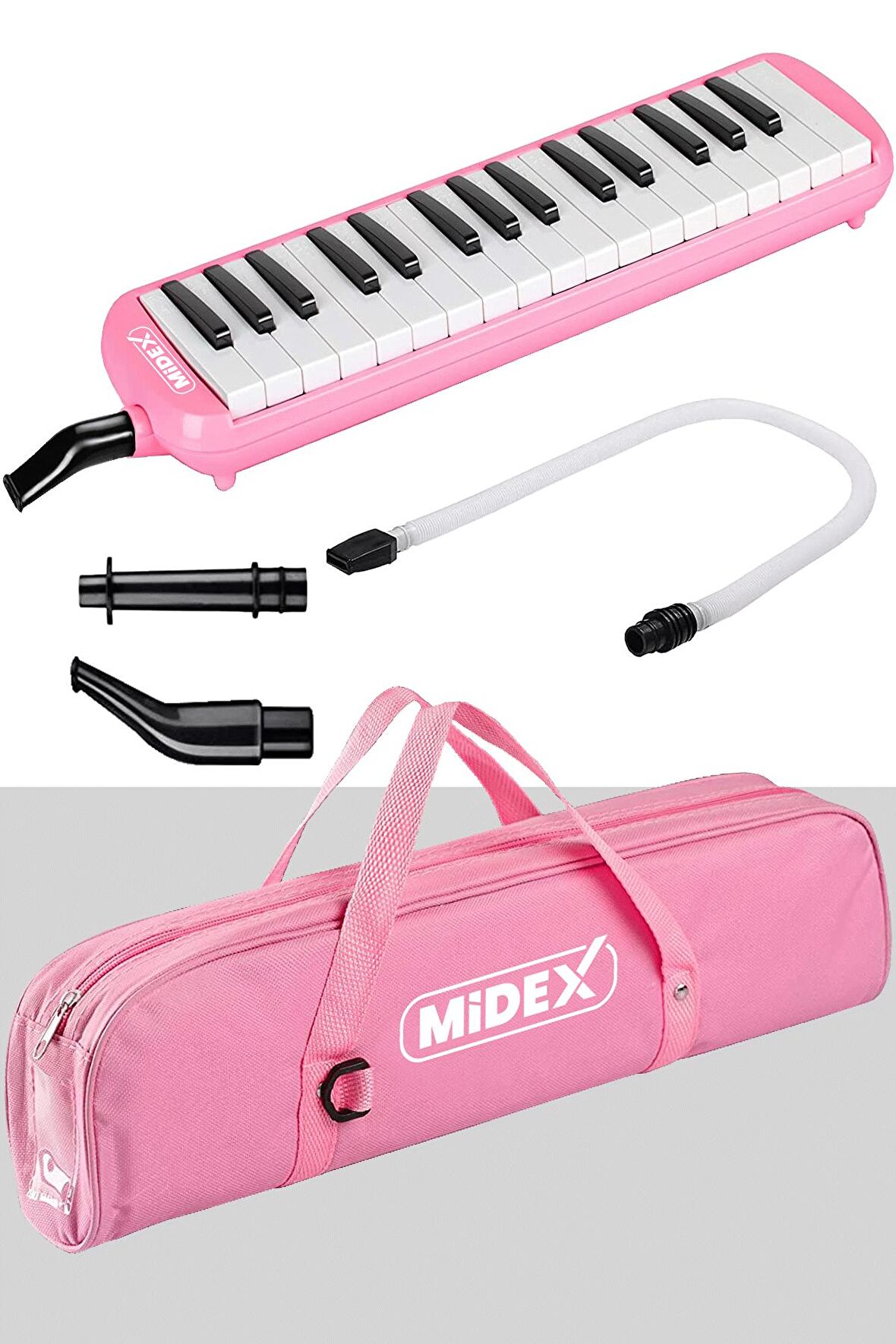 Midex ML-32PK Pembe Melodika Seti 32 Tuşlu