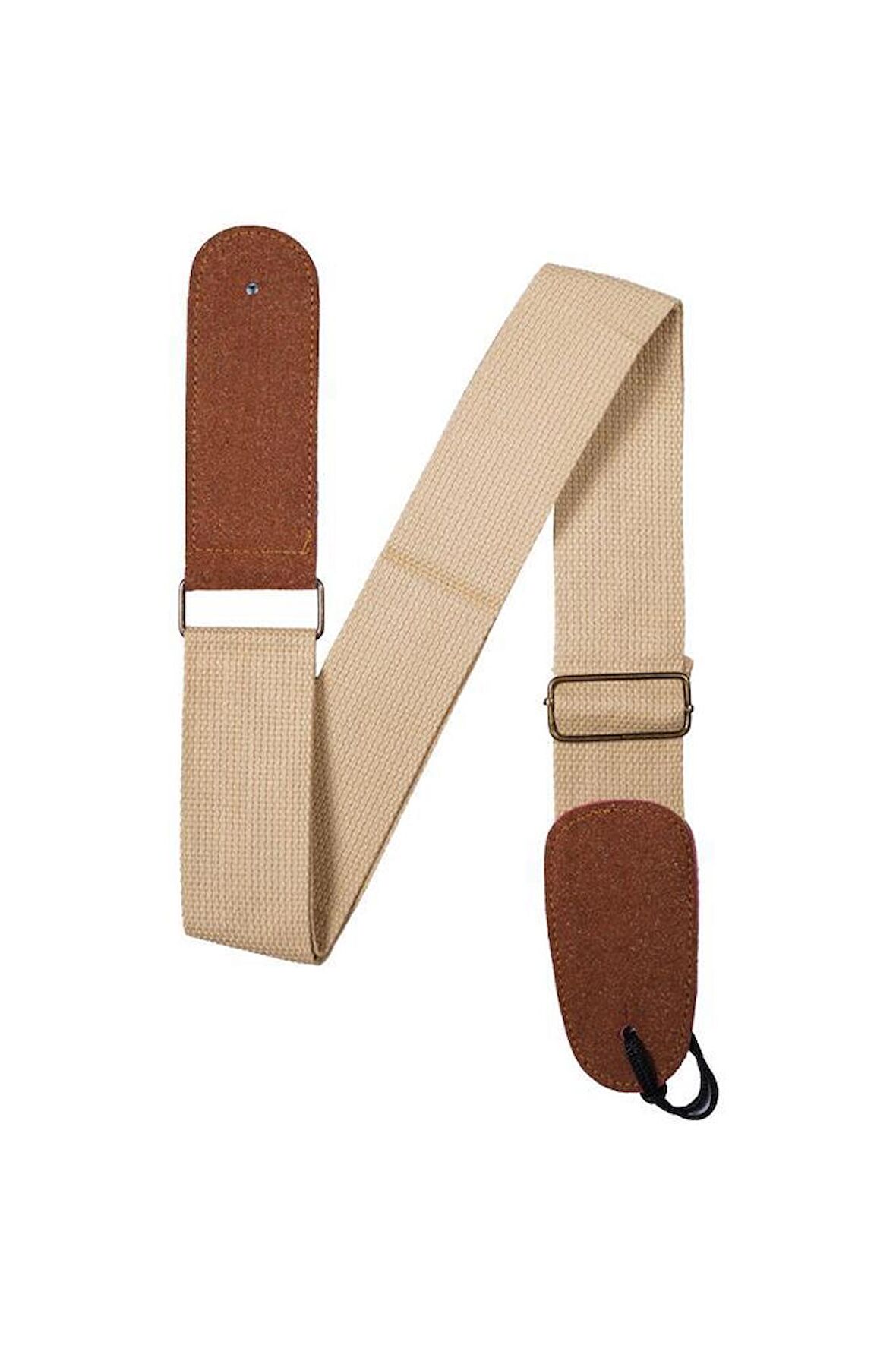 Midex HG22 Gitar Omuz Askısı Krem Kahve Renk 5 mm Genişlik 87-146 cm