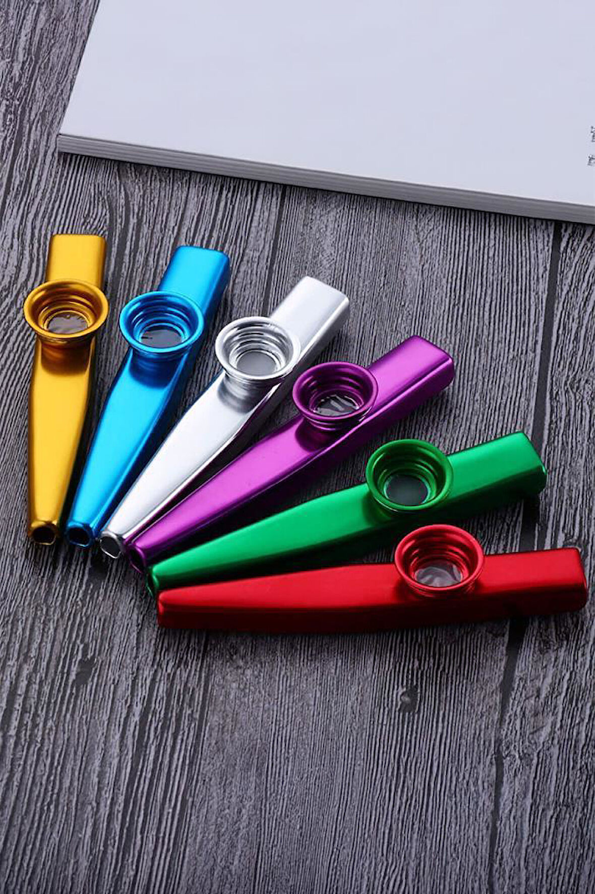 Midex KZ-25X Renkli Full Set Plastik Kazoo (6 Adet)