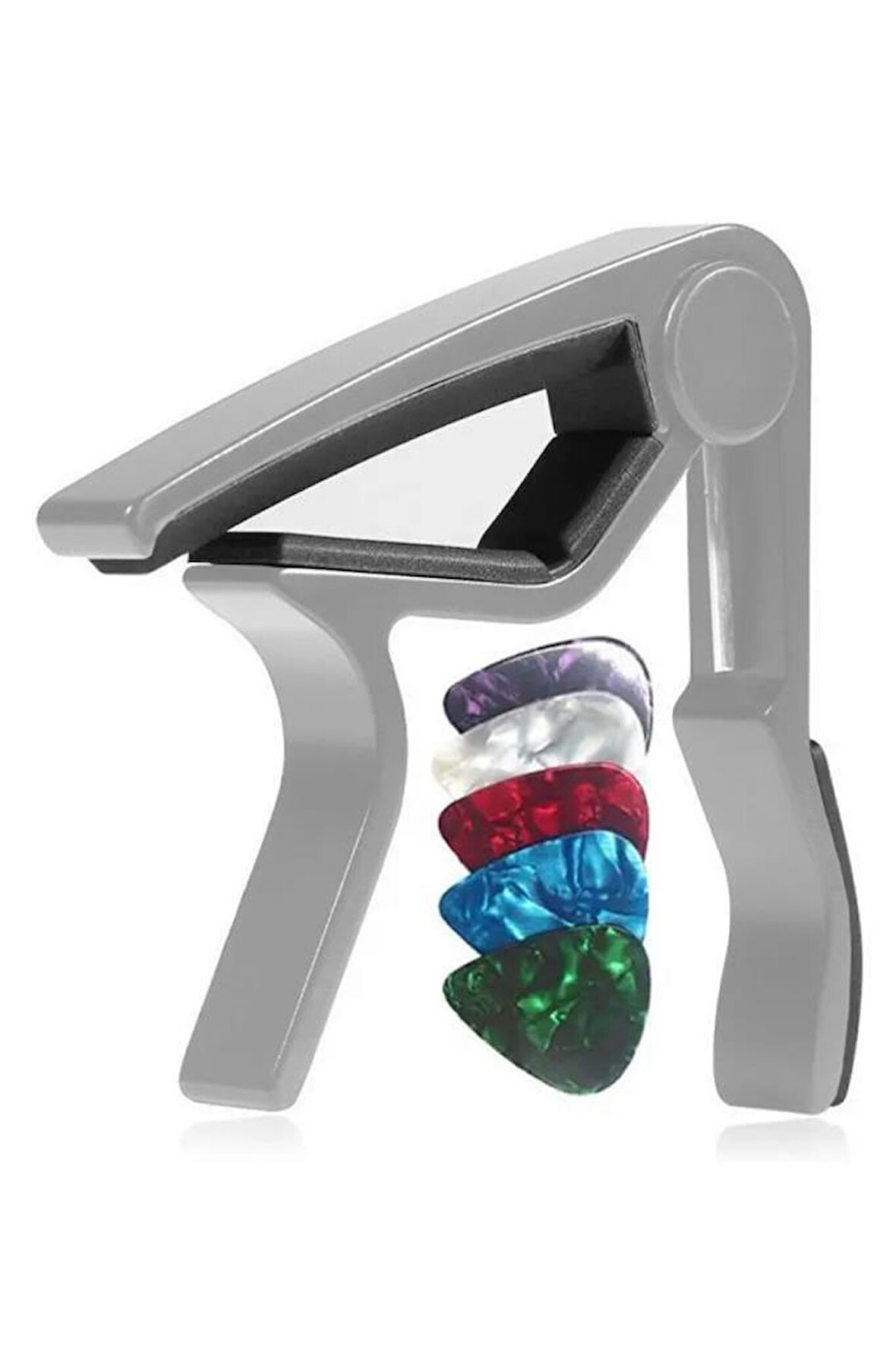 Lastvoice LCT-90SL Gitar Capo Metal Kapo Kaliteli 5 Adet Pena Hediye