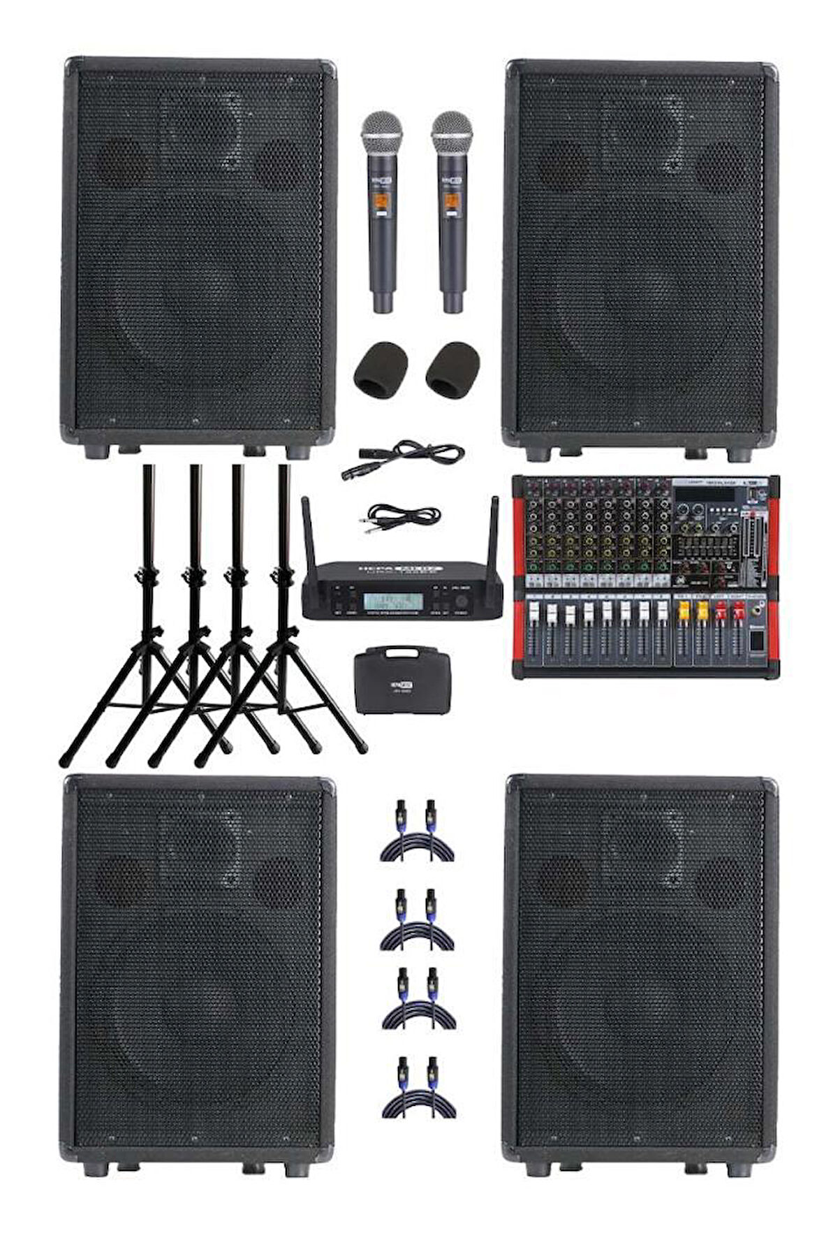 Lastvoice İdeal Plus Paket-3 Okul Tören ve Canlı Müzik Ses Sistemi Seti