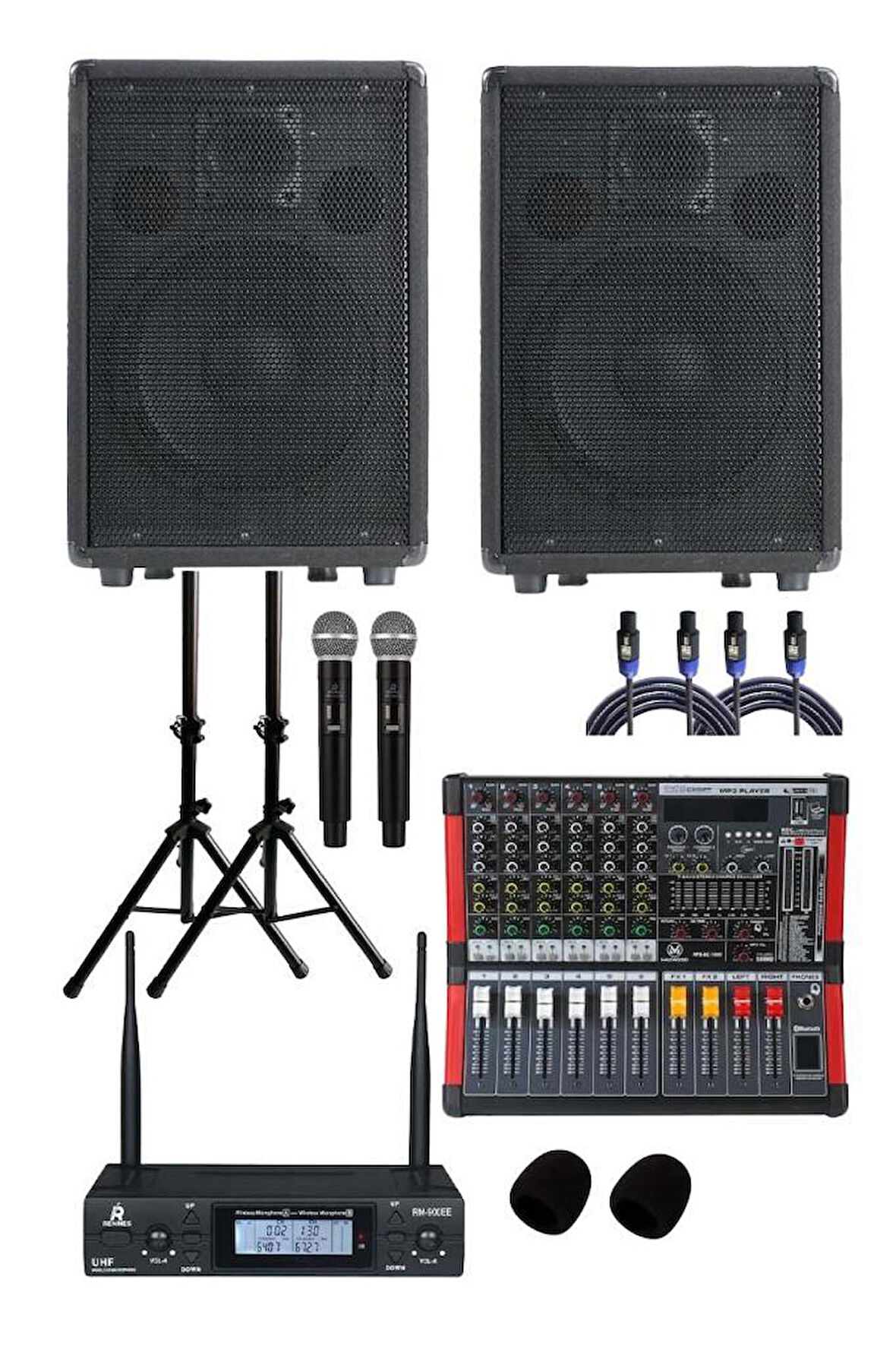 Lastvoice İdeal Plus Paket-4 Okul Tören ve Canlı Müzik Ses Sistemi Seti