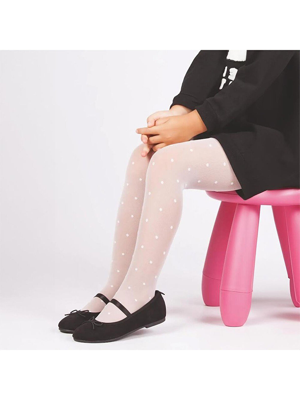 Penti Kız Çocuk Stil Desenli Külotlu Çorap 20 Denye