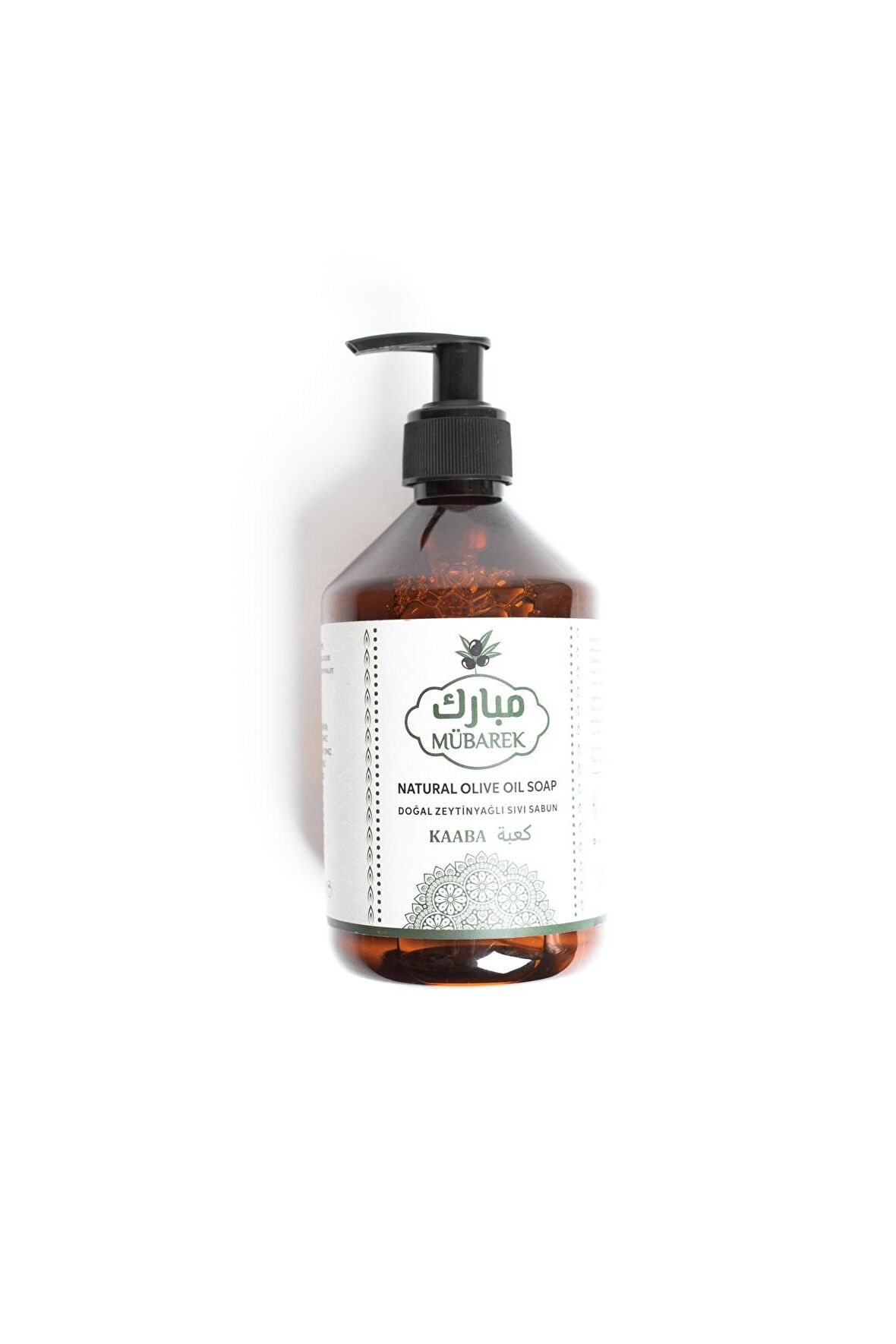 Doğal Kabe Udu Kokulu Zeytinyağlı Sıvı Sabunu 500ml