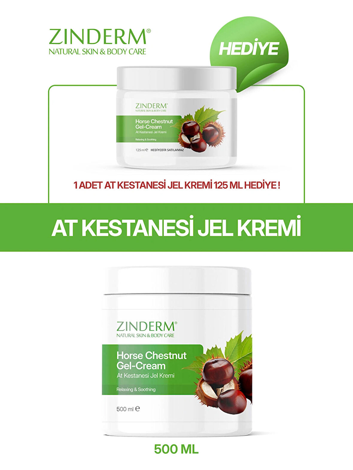 At Kestanesi Jeli, Masaj Kremi 500 ml