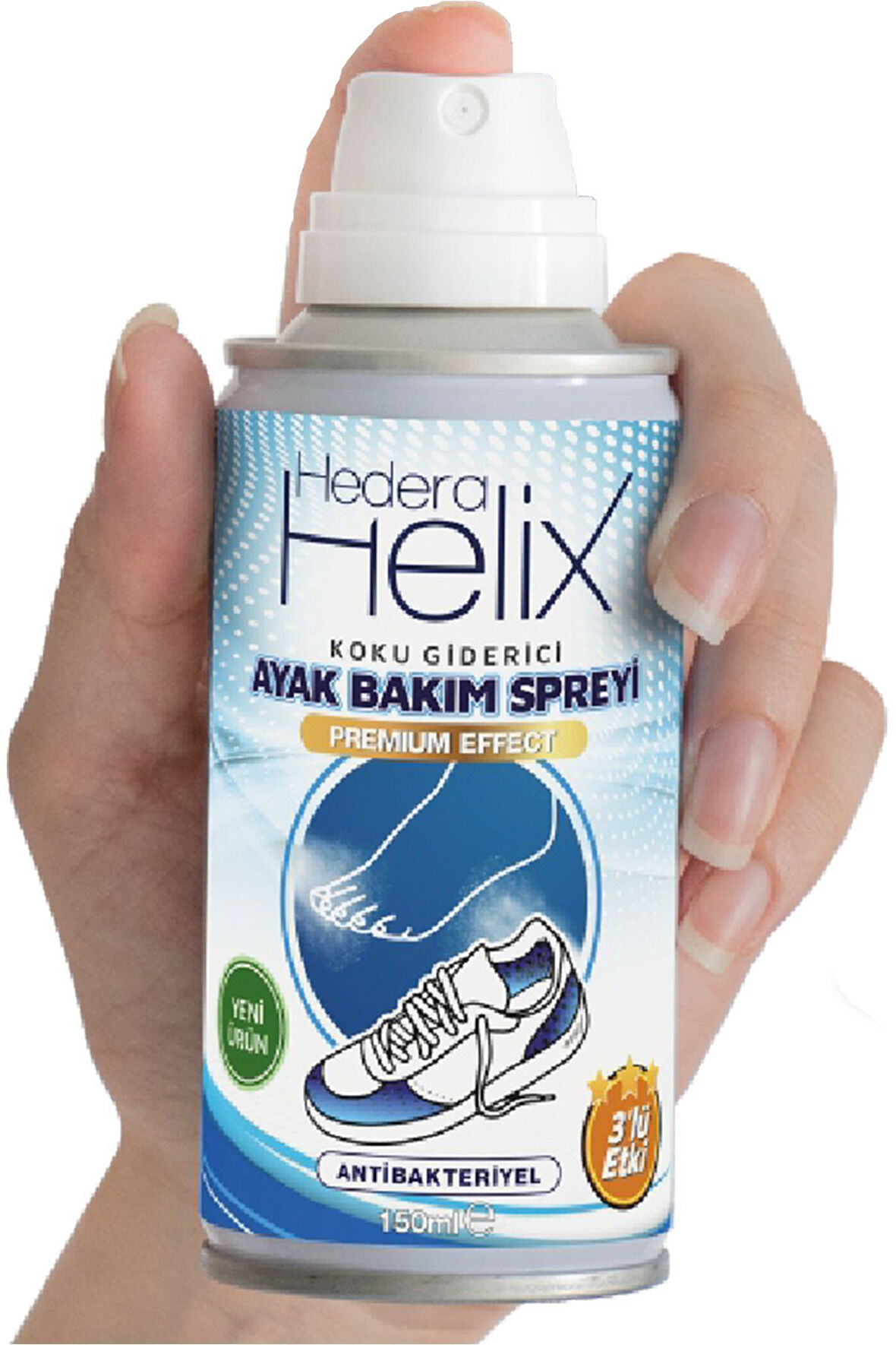 150 ml Ayak & Ayakkabı Koku Önleyici Giderici Bakım Spreyi Hedera Helix Fresh Deodorant Etkili