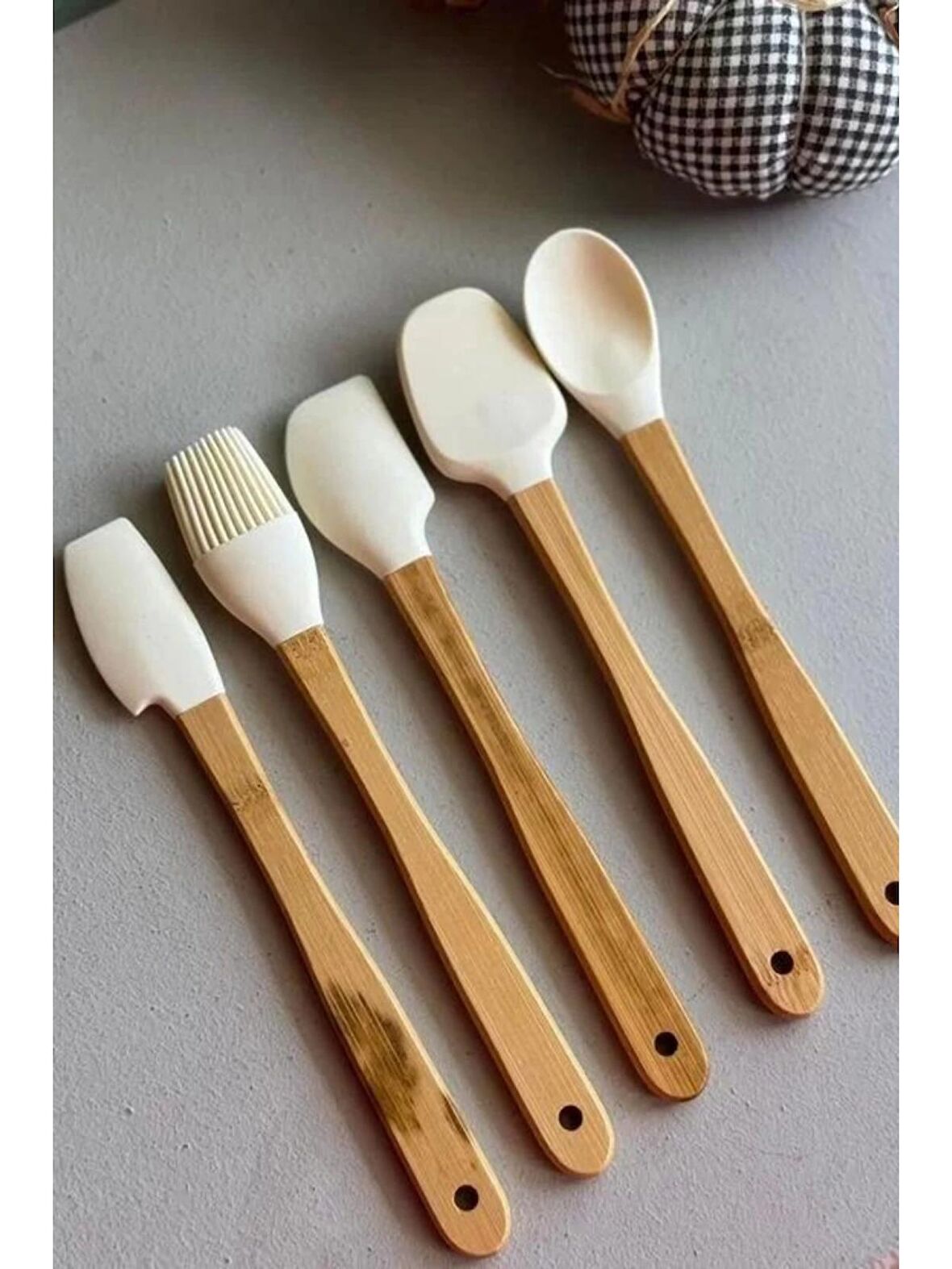 Mien MEN899 Krem Silikon Spatula Seti 5 Li