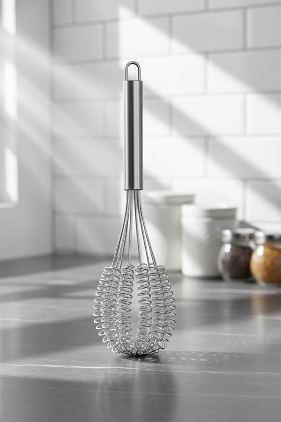 Mien Metal Çırpıcı Seti Pasta Kek Çırpma Teli Tırtıklı Model