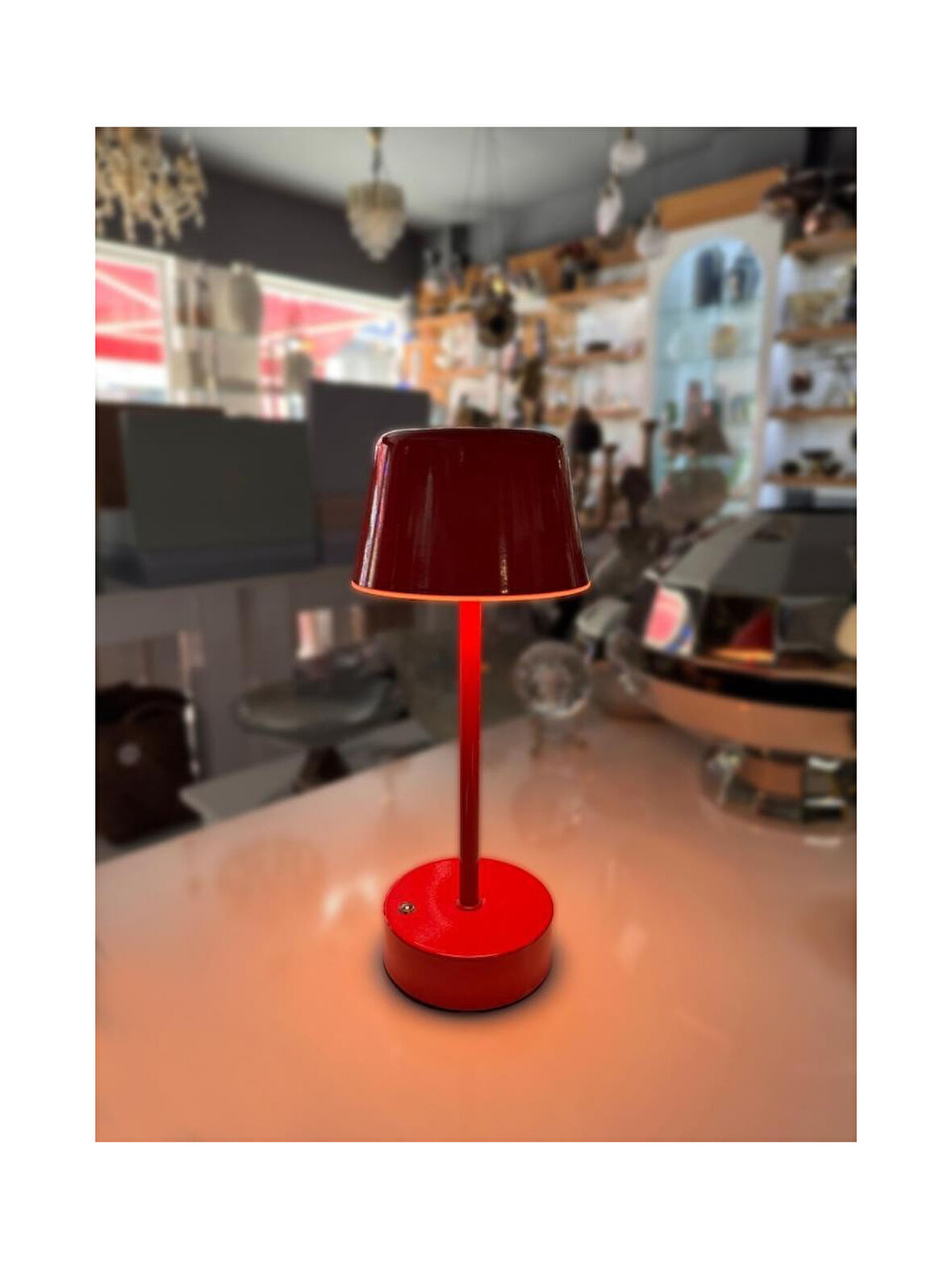 Mien Masa Üstü Lamba Kırmızı Mien-1508