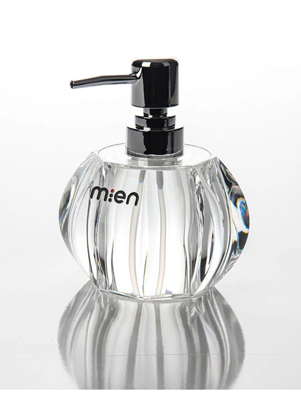 Mien MEN 1545 Akrilik Şeffaf Sıvı Sabunluk 14x7x7 cm