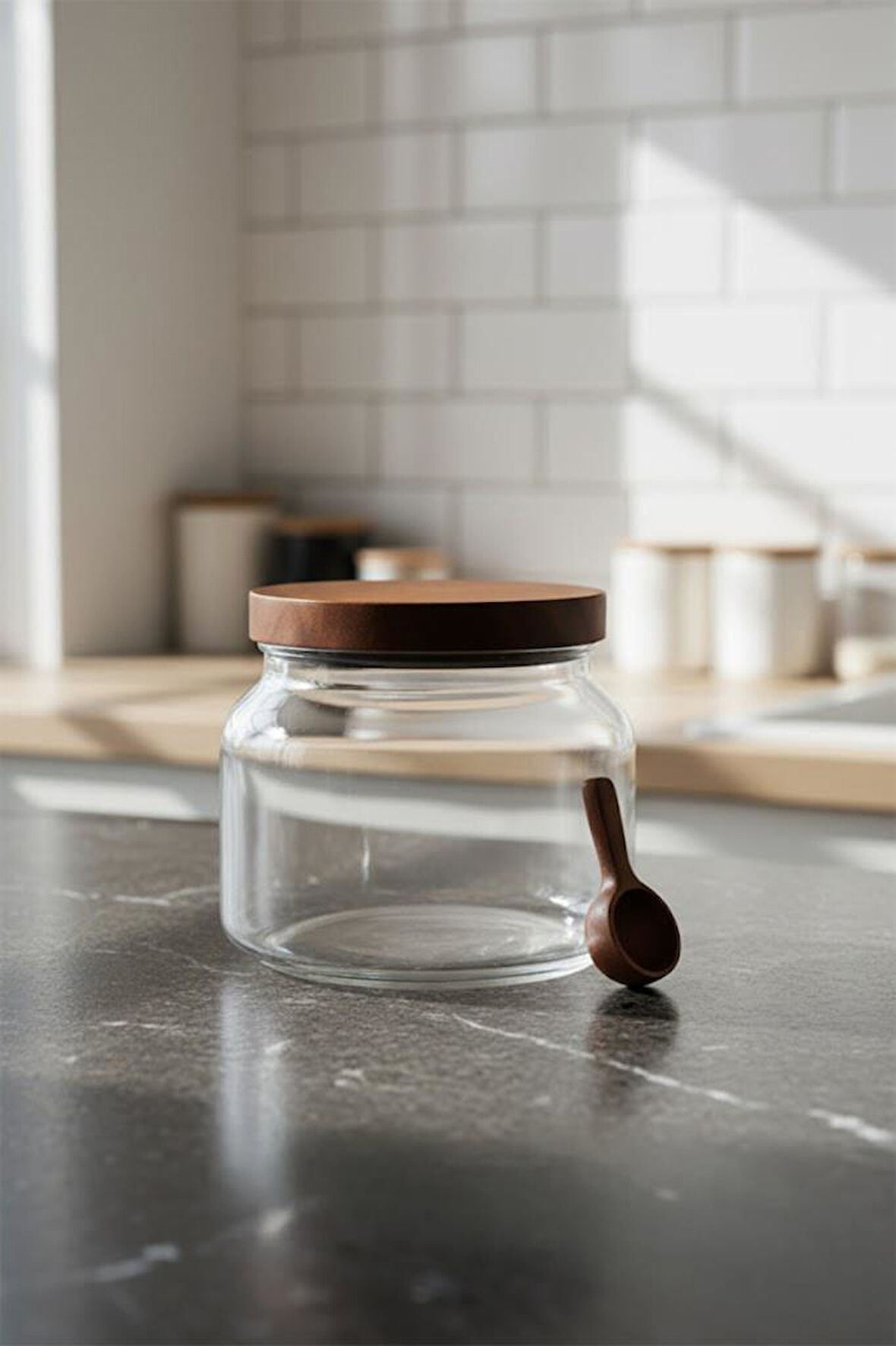 Mien Akasya Mega Cam Bakliyat Kavanozu Saklama Kavanozu 2000ml