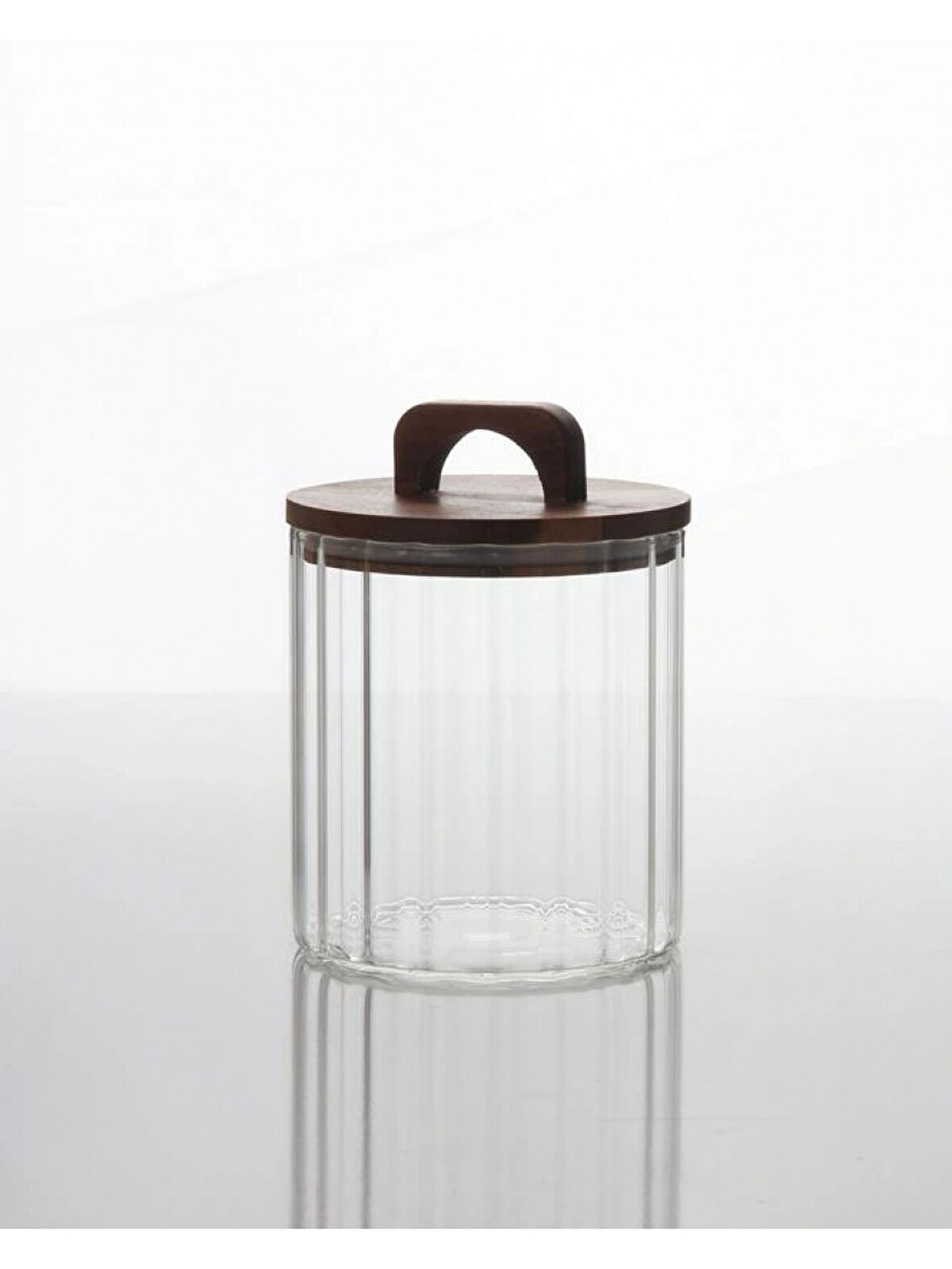 Mien MEN BOR103 Ahşap Kapaklı Kavanoz 1750 cc