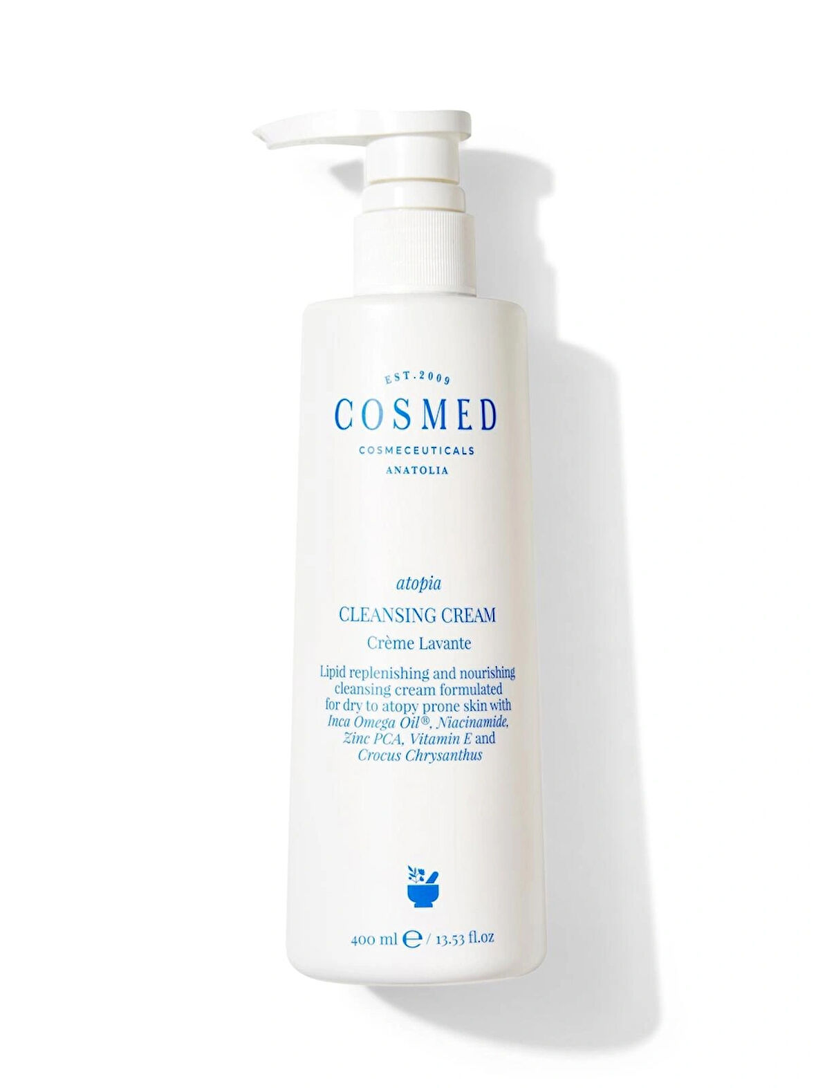 Cleansing Cream - Yüz ve vücut Temizleyici Süt Krem - Creme Lavante - Kuru ve Atopik Eğilimli Ciltler 400 ml