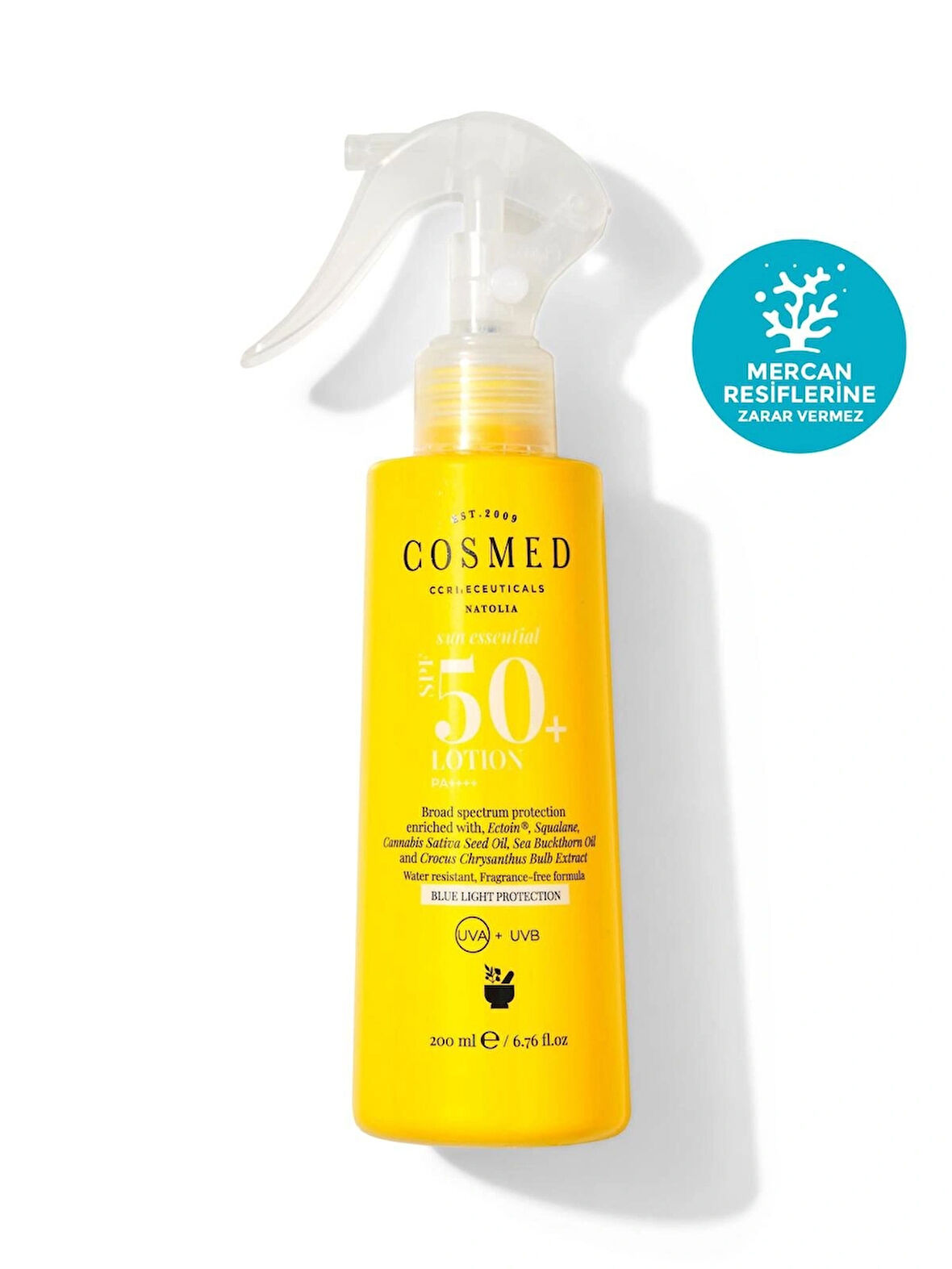 Cosmed Sun Essential Spf50+ Güneş Losyonu 200 ml