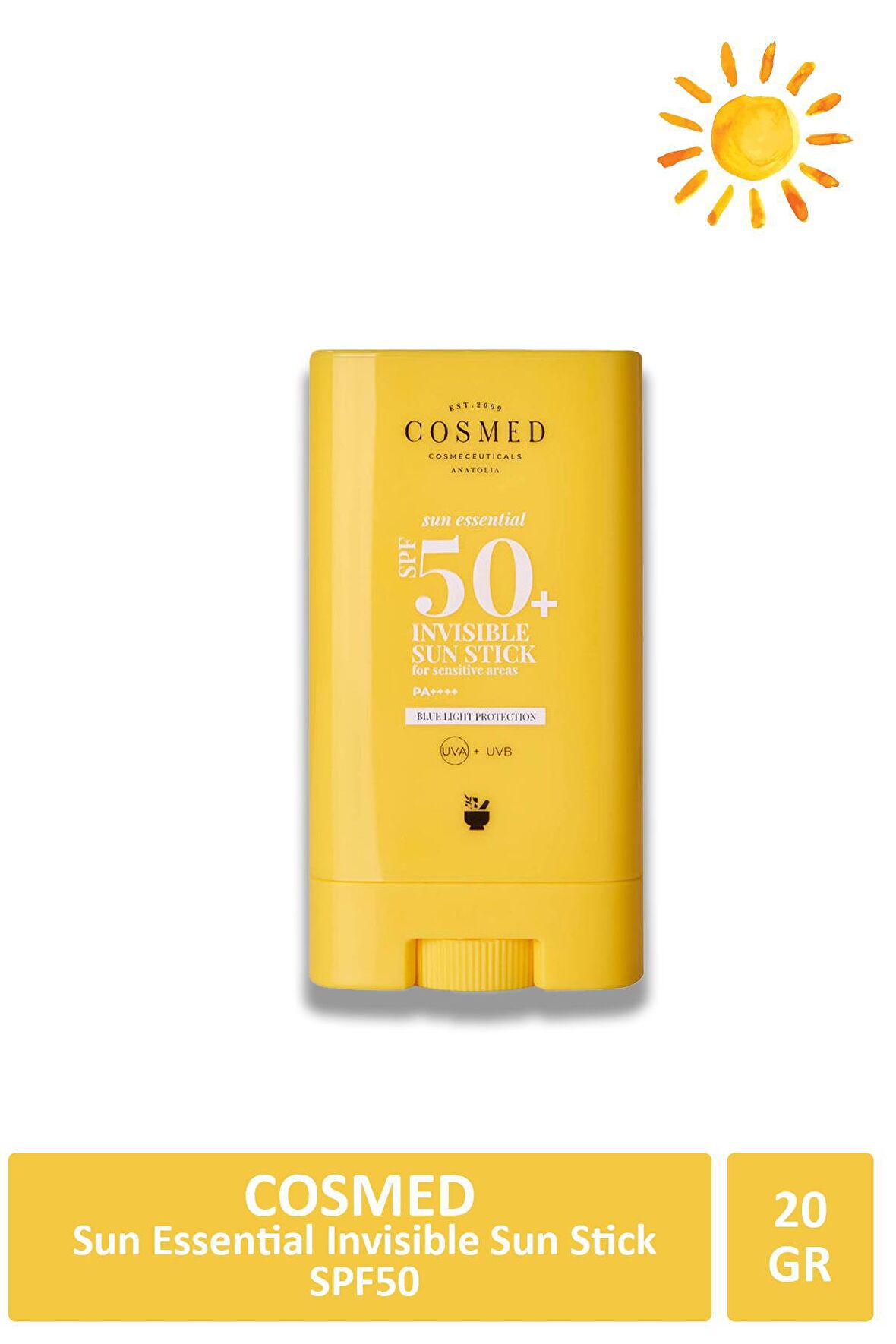 Cosmed Sun Essential Invisible Sun Stick SPF50 20 gr