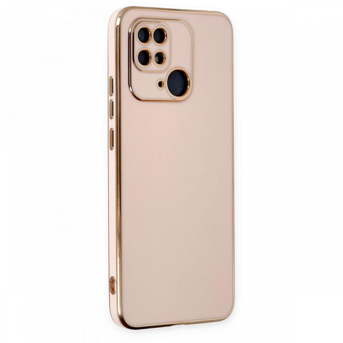 Xiaomi Redmi 10C Kılıf Luxury Seri Kamera Korumalı Silikon Kapak