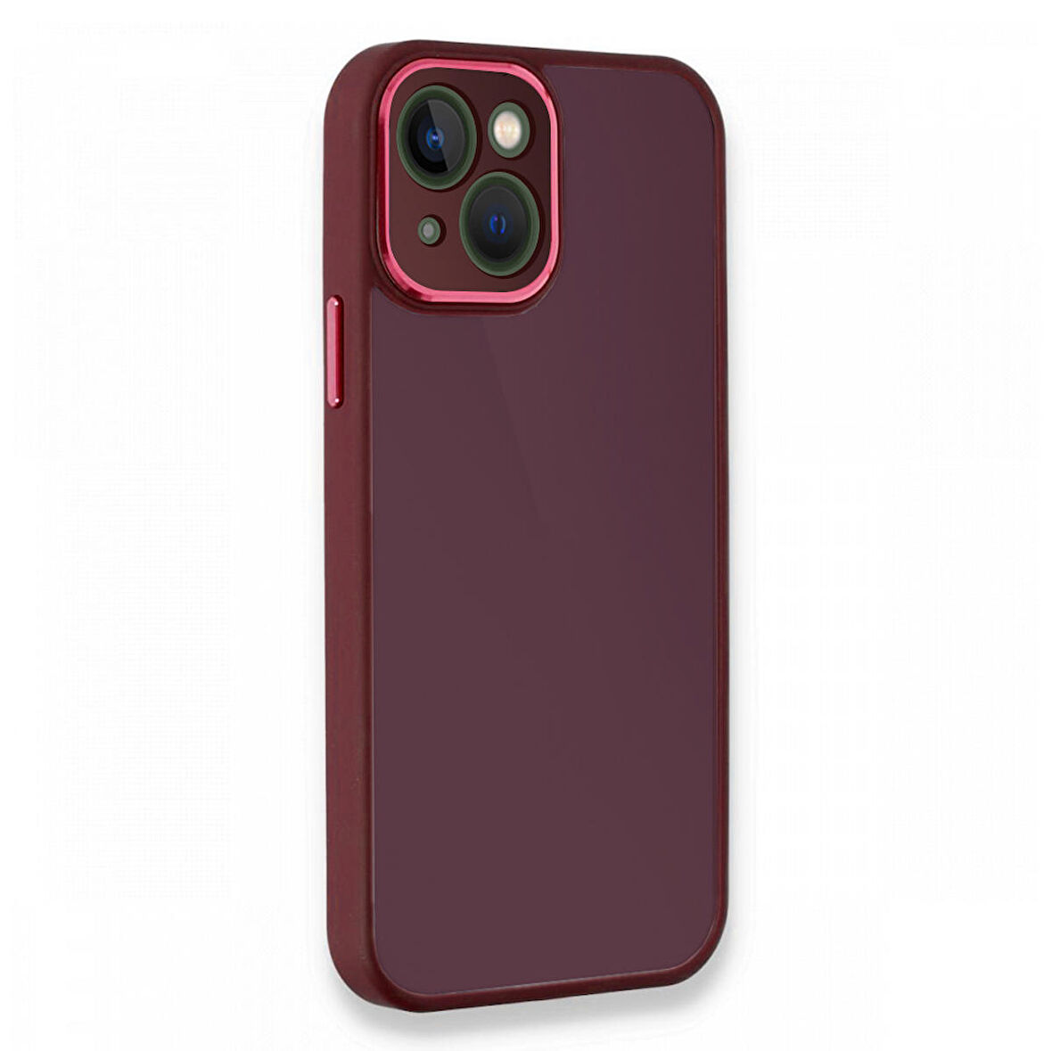 iPhone 15 Kılıf Freya Lazer Lens Kamera Çerçeveli Silikon Kapak